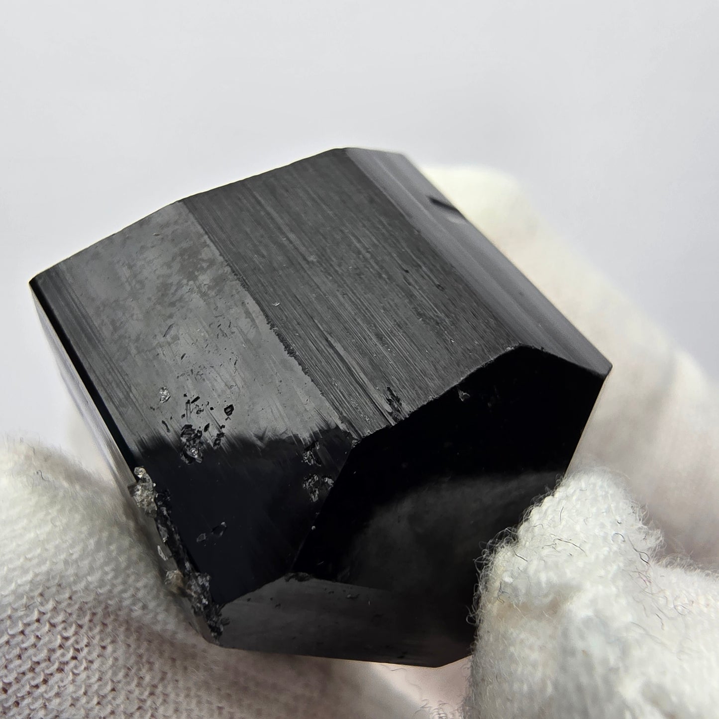 Seltene Schörl Turmalin, Hyalit Stufe Erongo, Namibia 26*22*22mm Sammlung