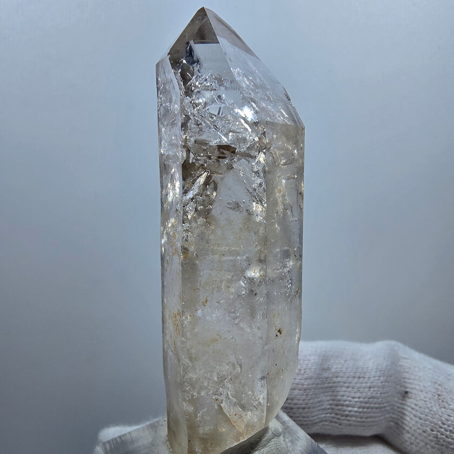 Enhydro Phantom Smoky Quartz, 2x Bubble (large) Valentine Pocket Goboboseb Namibia 66*20*20mm