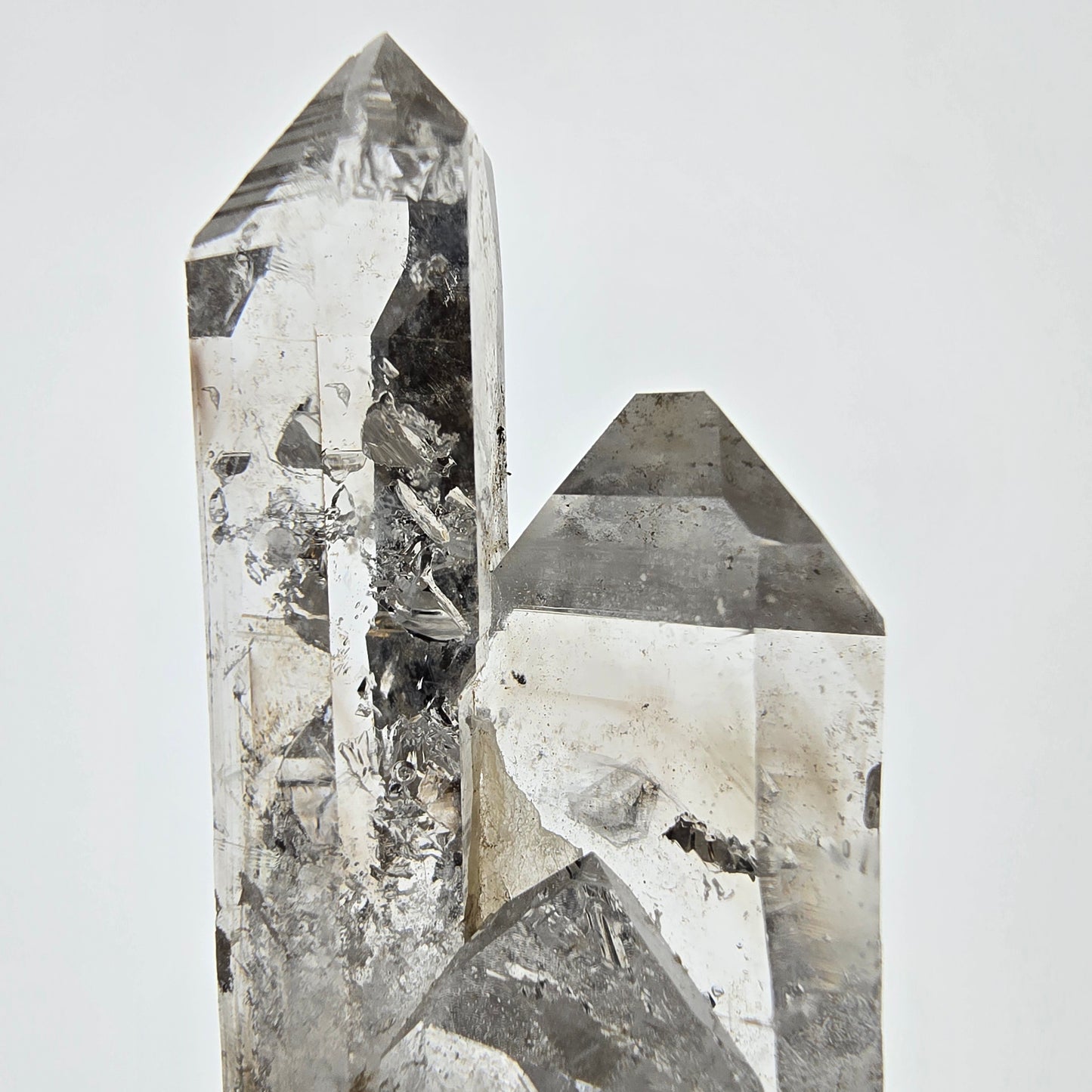 Lemurian Phantom Smoky Quartz Scepter Valentine Pocket, Namibia 50*26*15mm