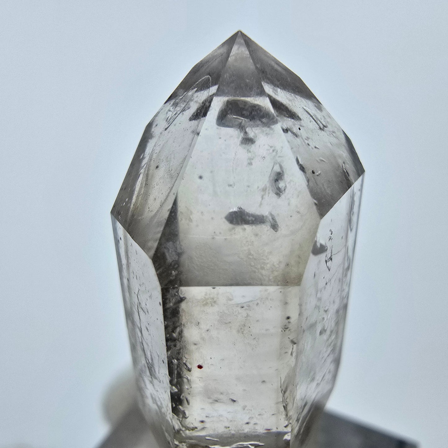Klarer Phantom Rauchquarz Zepter Kristall Goboboseb, Namibia 39*15*11mm