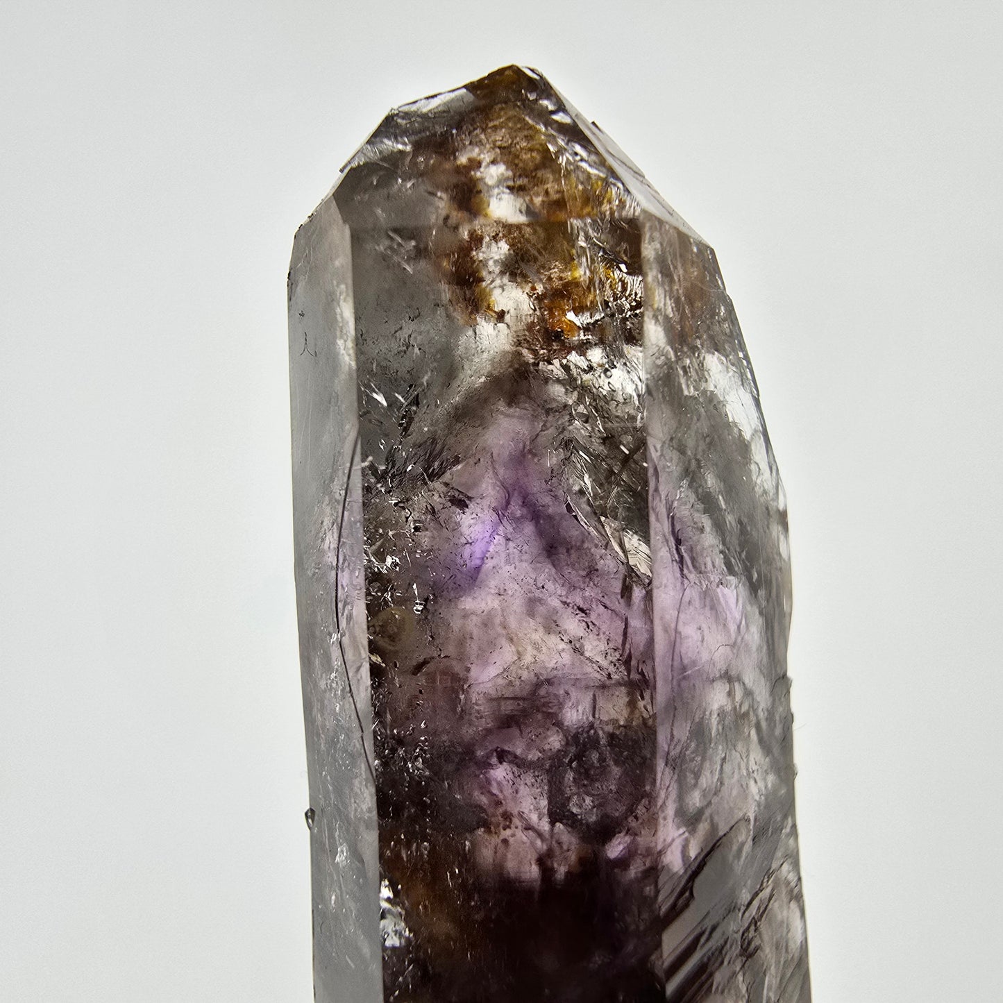 Améthyste fantôme Enhydro, 1x Bubble Streep Mine, Namibie 76*23*16mm