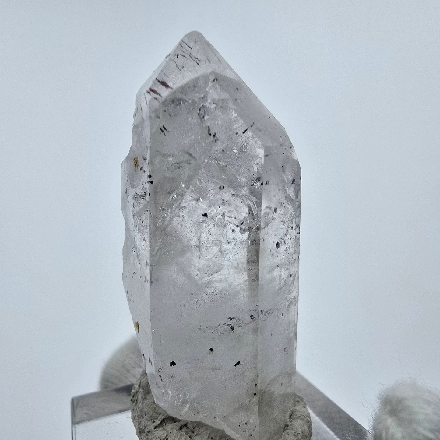 Cristal de quartz fantôme Harlequin, Streep Mine, Goboboseb, Namibie, 41 x 17 x 16 mm