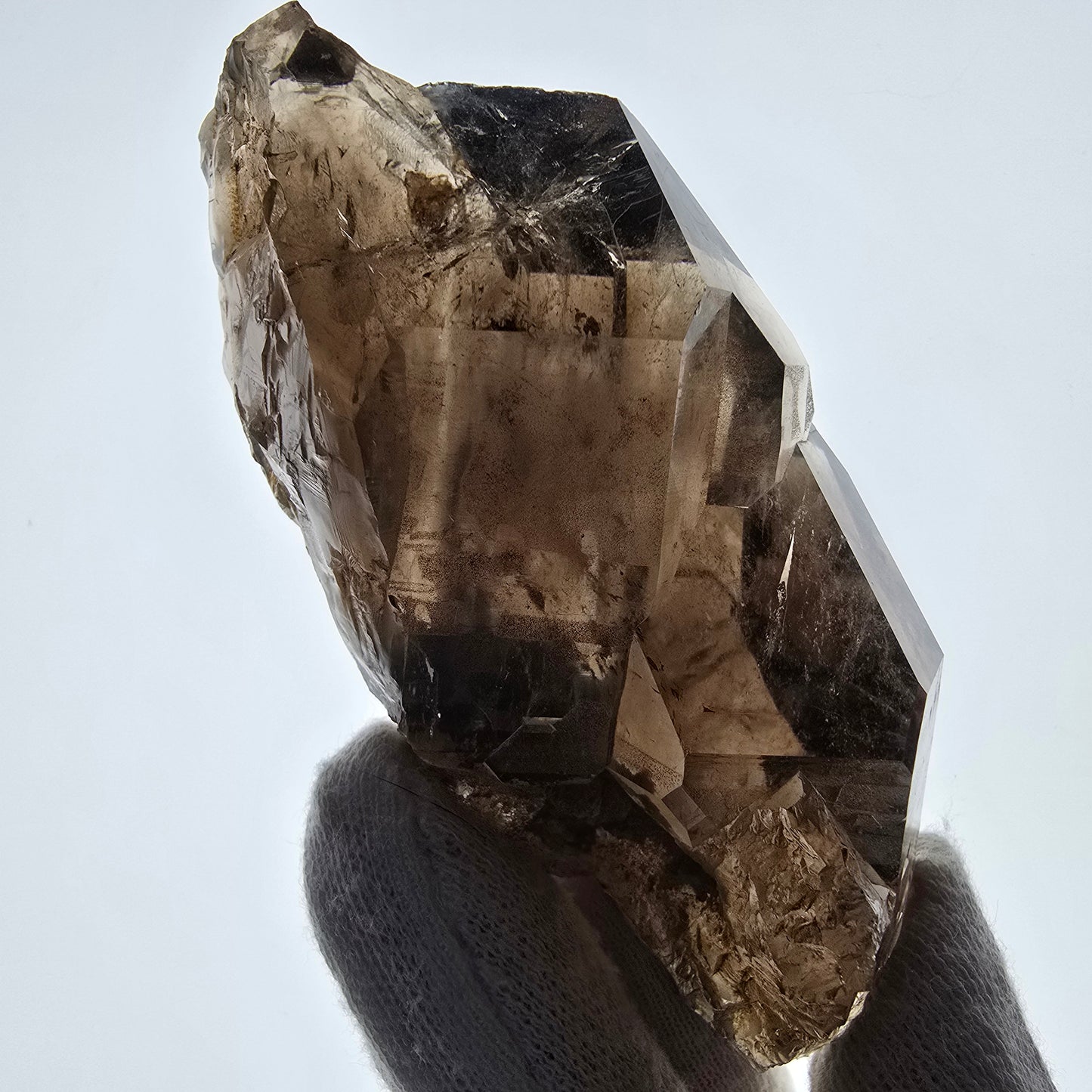 Skeleton Phantom Smoky Quartz Scepter Cluster Valentine Pocket, Namibia 98*54*46mm