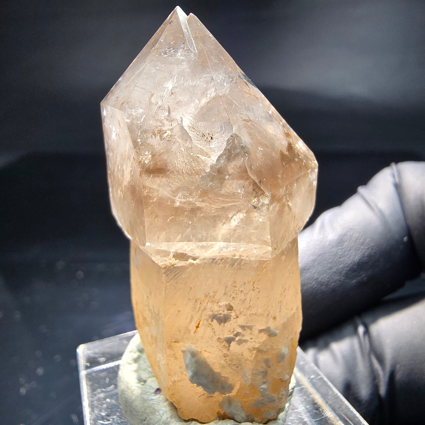 Schöne Phantom Rauchquarz Zepter Spitze Erongo, Namibia 43*23*20mm Sammlung
