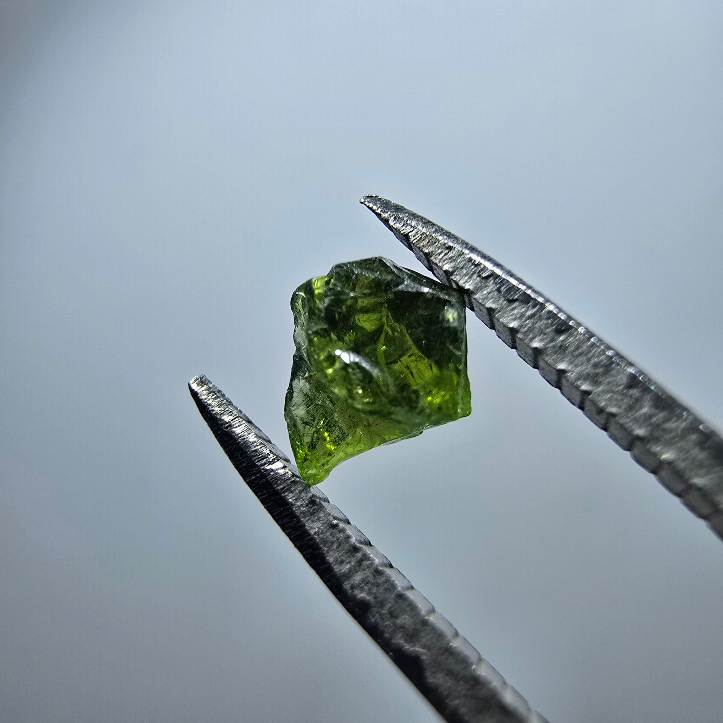 Cristal de tourmaline verdélite rare, vert Minas Gerais, Brésil #7992