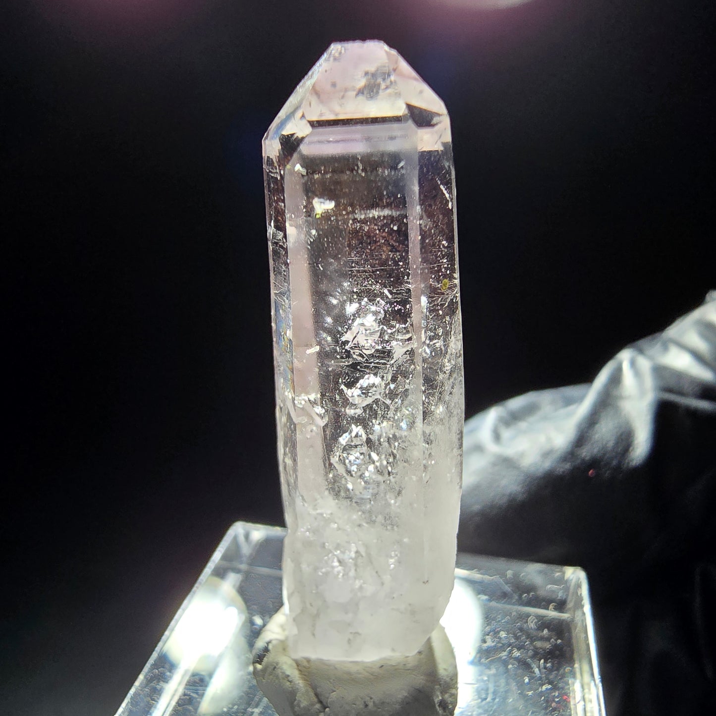Klare Amethyst Quarz Spitze Goboboseb, Namibia 37*11*10mm Sammlung