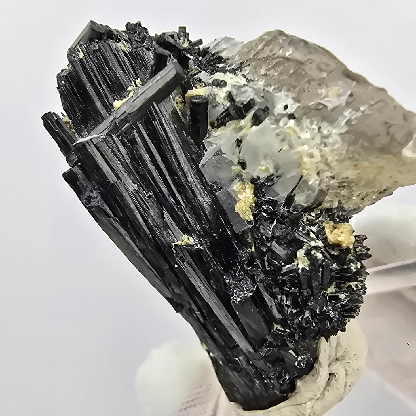 Seltene Schörl Turmalin, Rauchquarz Stufe Erongo, Namibia 47*36*23mm Sammlung