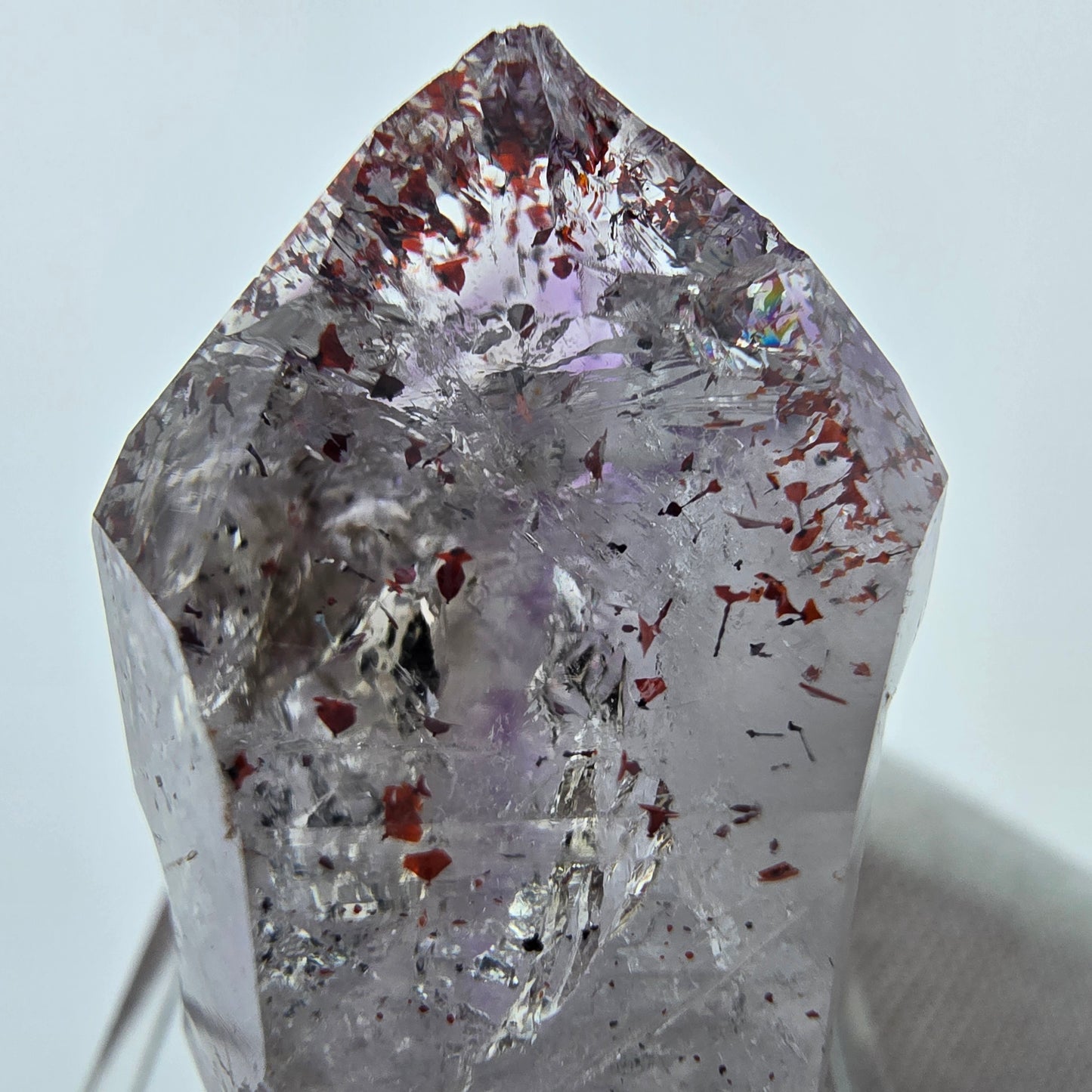 Harlekin Phantom Amethyst Kristall Streep Mine Goboboseb Namibia 34*20*19mm