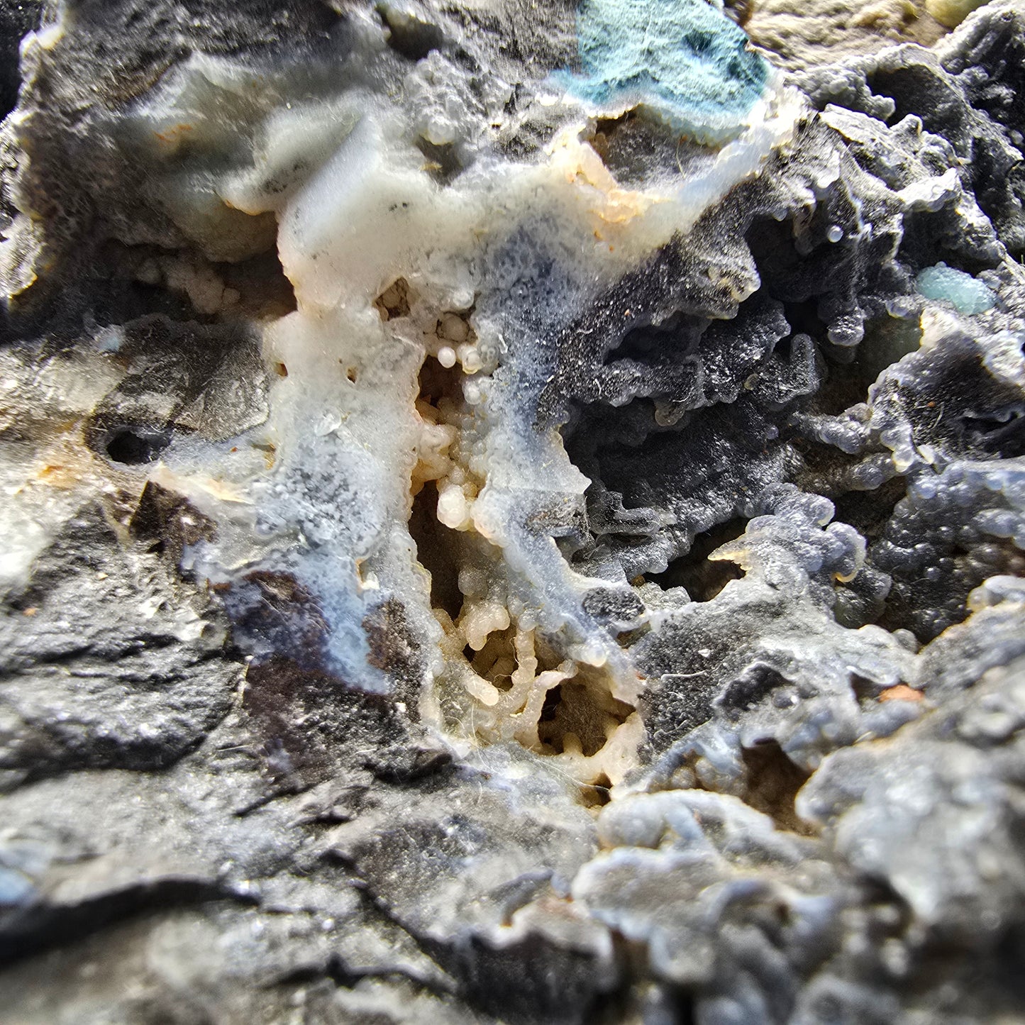 Seltene große Shattuckit Stufe blau Kaokoveld, Namibia 107*103*30mm Sammlung