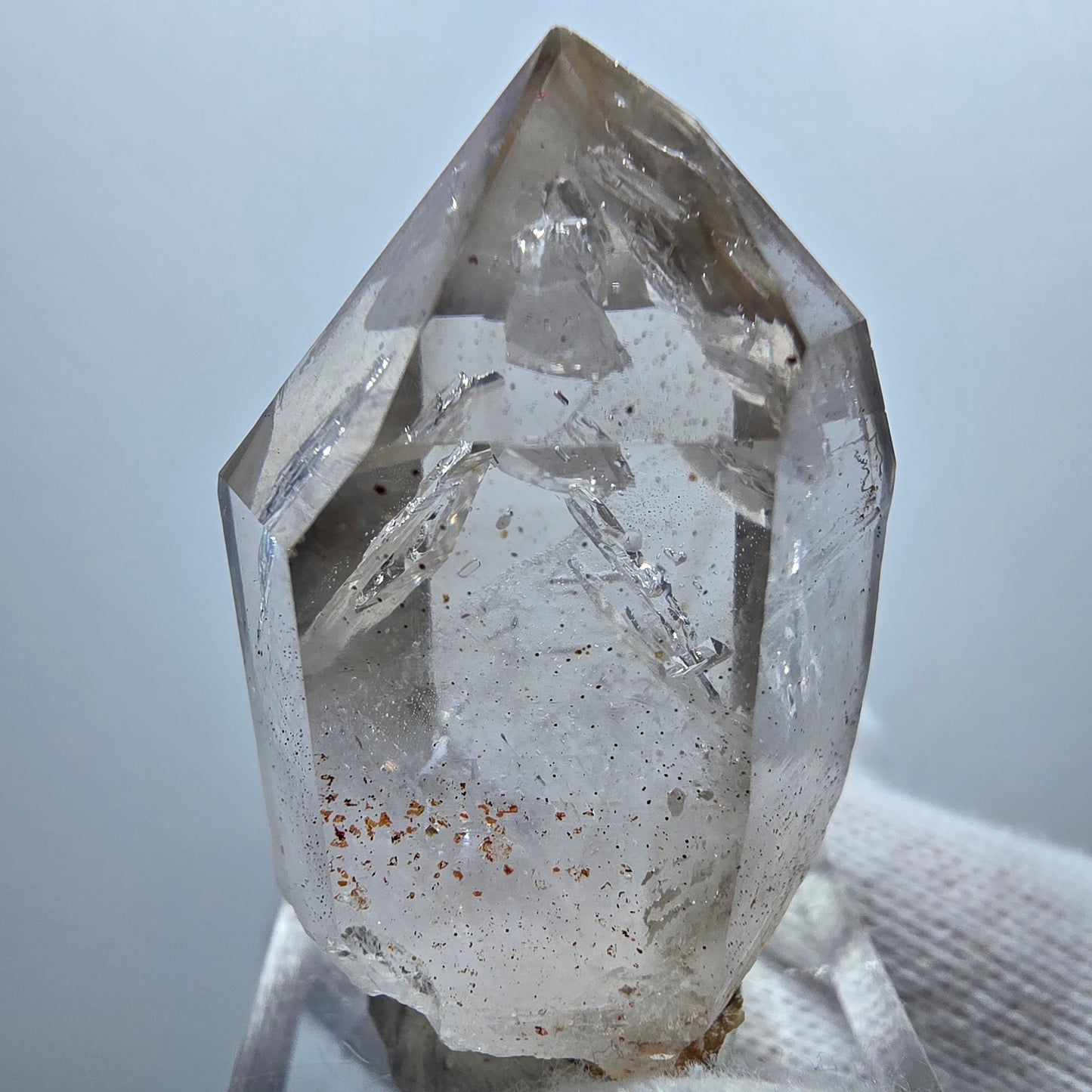 Clear Phantom Smoky Quartz Scepter Point Goboboseb, Namibia 40*23*24mm