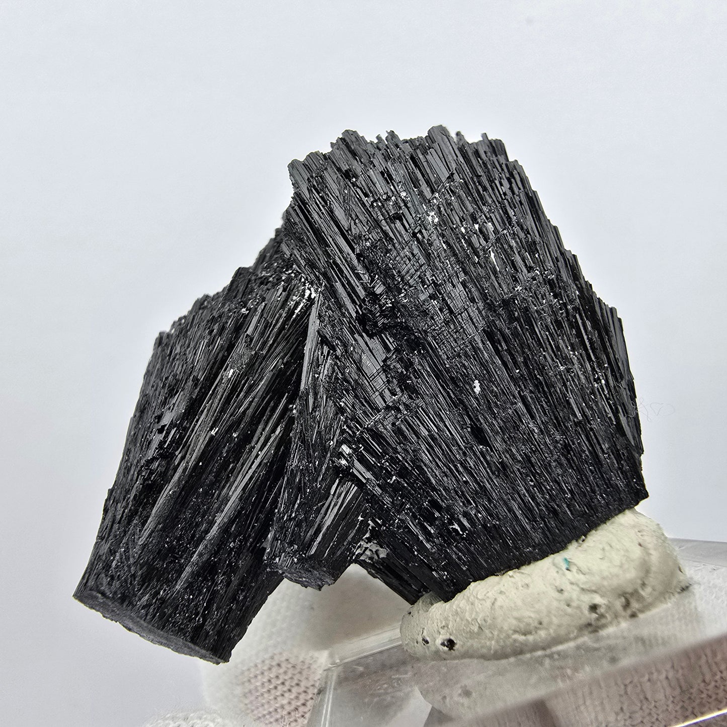 Seltene Schörl Turmalin Stufe schwarz Erongo, Namibia 42*36*21mm Sammlung