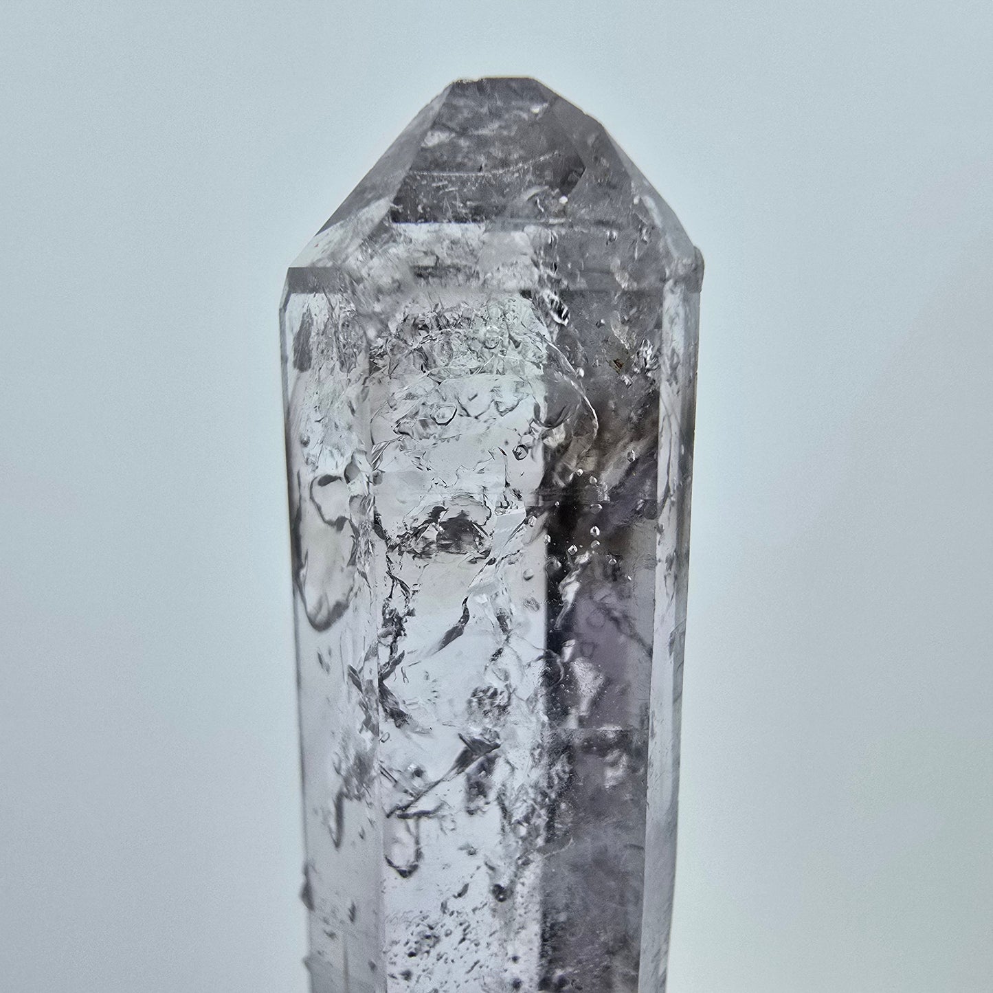 Enhydro Phantom Amethyst mit Stilbit, 1x Blase Goboboseb, Namibia 58*13*8mm