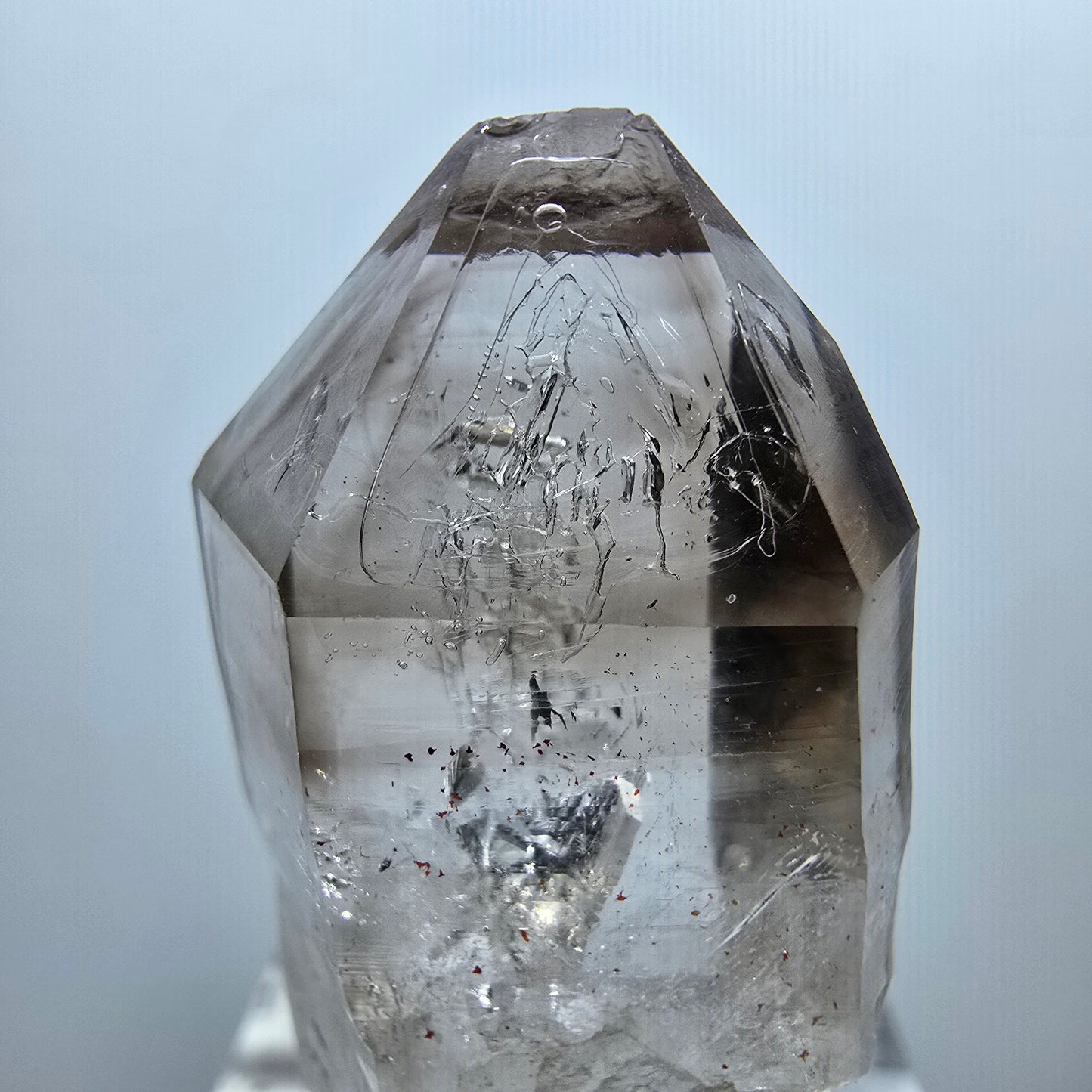 Clear Phantom Smoky Quartz Scepter Point Goboboseb, Namibia 37*20*12mm