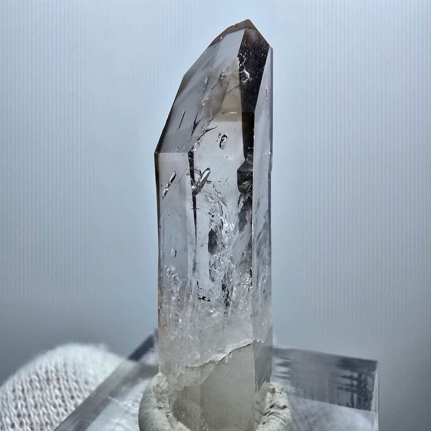 Clear Phantom Smoky Quartz Scepter Point Goboboseb, Namibia 37*11*9mm