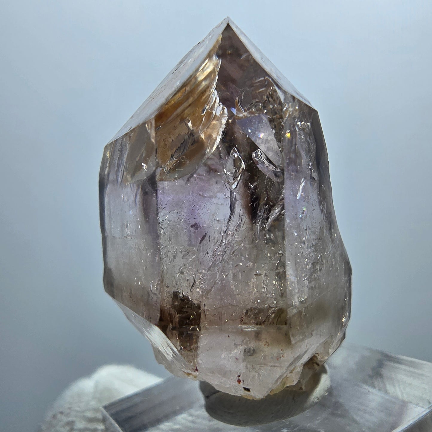 Sceptre d'améthyste fantôme Enhydro, 2x Bubble Goboboseb, Namibie 33 x 27 x 20 mm