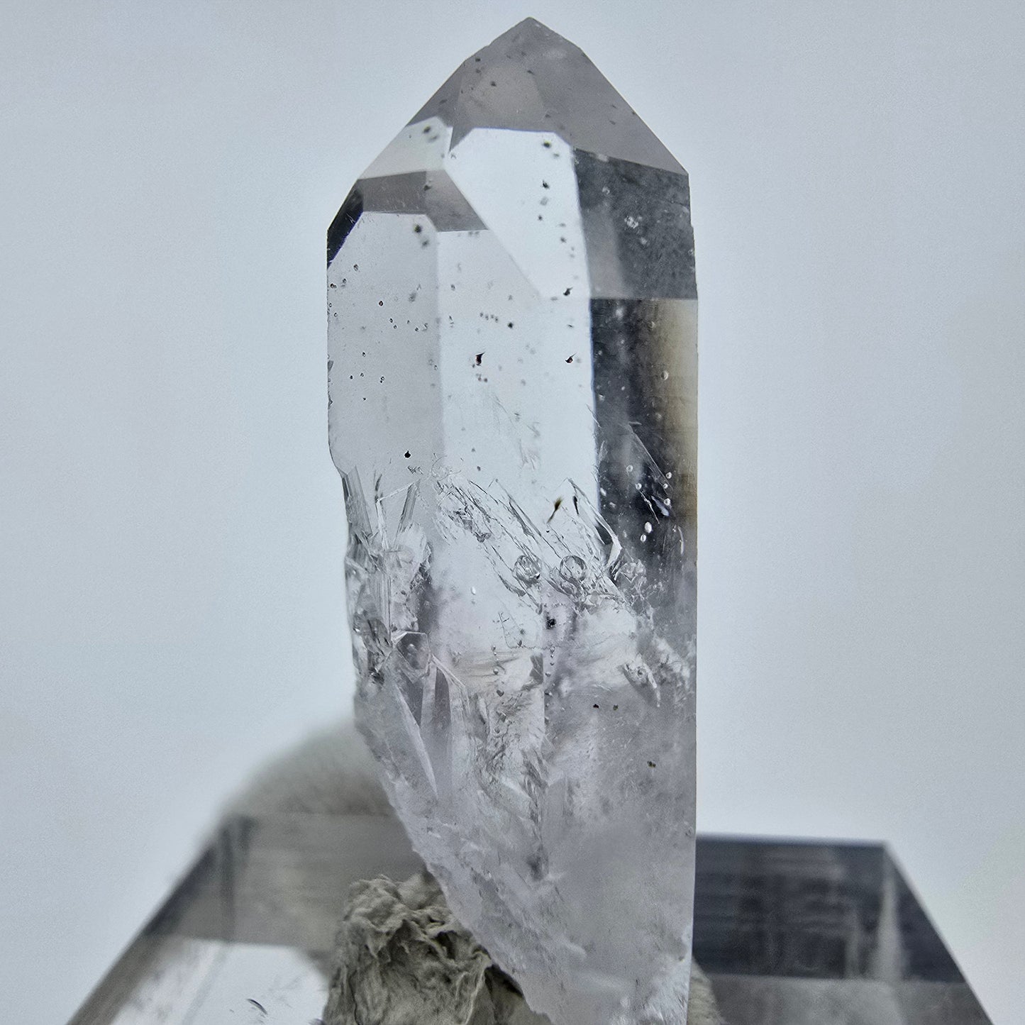 Cristal d'améthyste hématite fantôme Streep Mine, Goboboseb, Namibie 31 x 12 x 11 mm