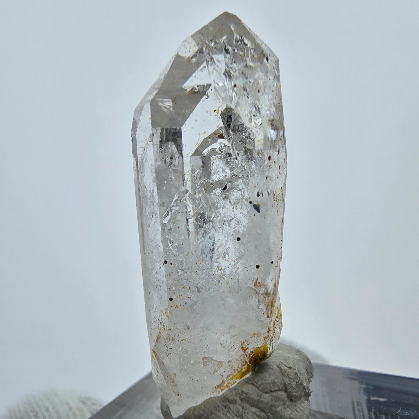 Enhydro Phantom Quarz, 1x Blase Streep Mine, Goboboseb, Namibia 36*16*11mm