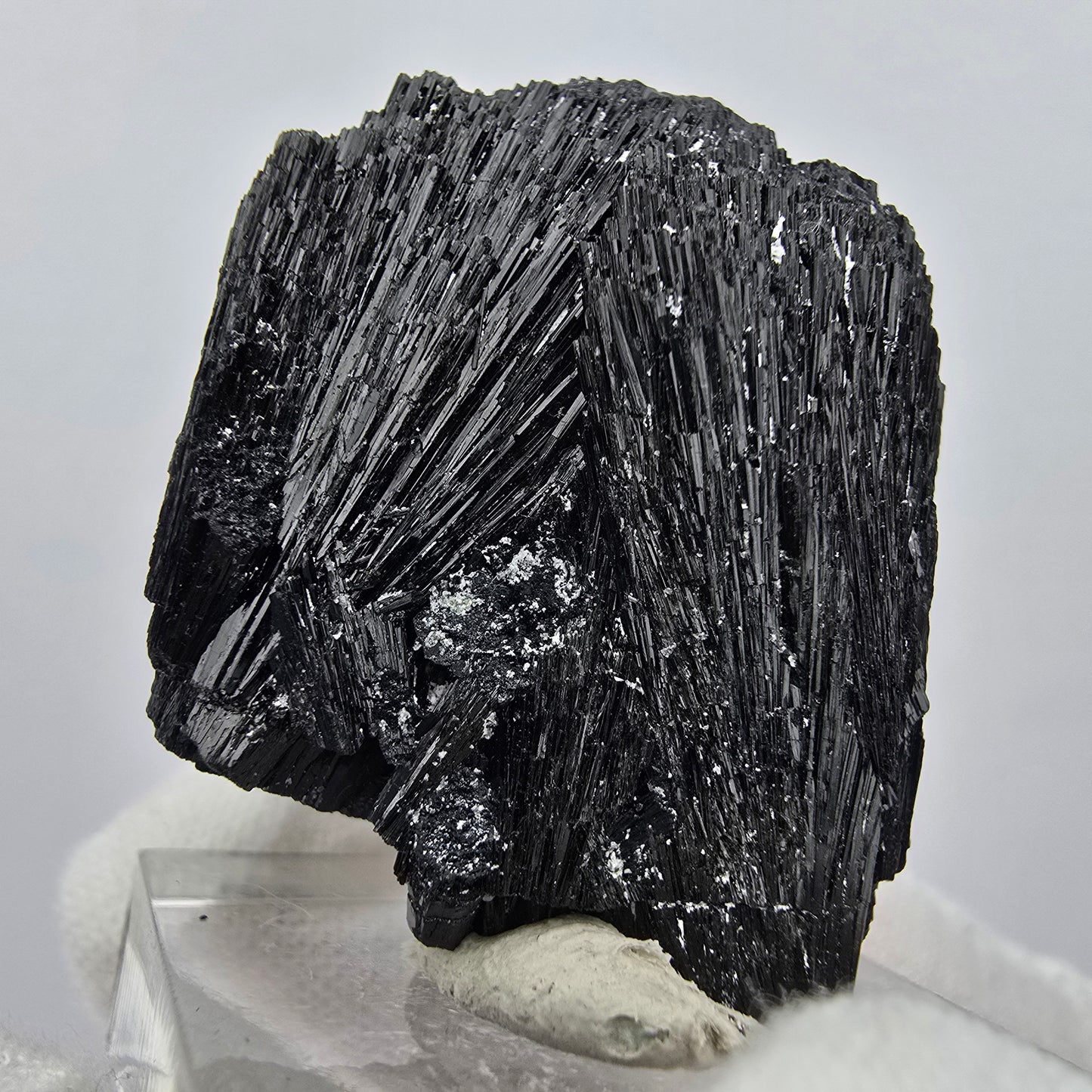 Seltene Schörl Turmalin Stufe schwarz Erongo, Namibia 37*33*23mm Sammlung