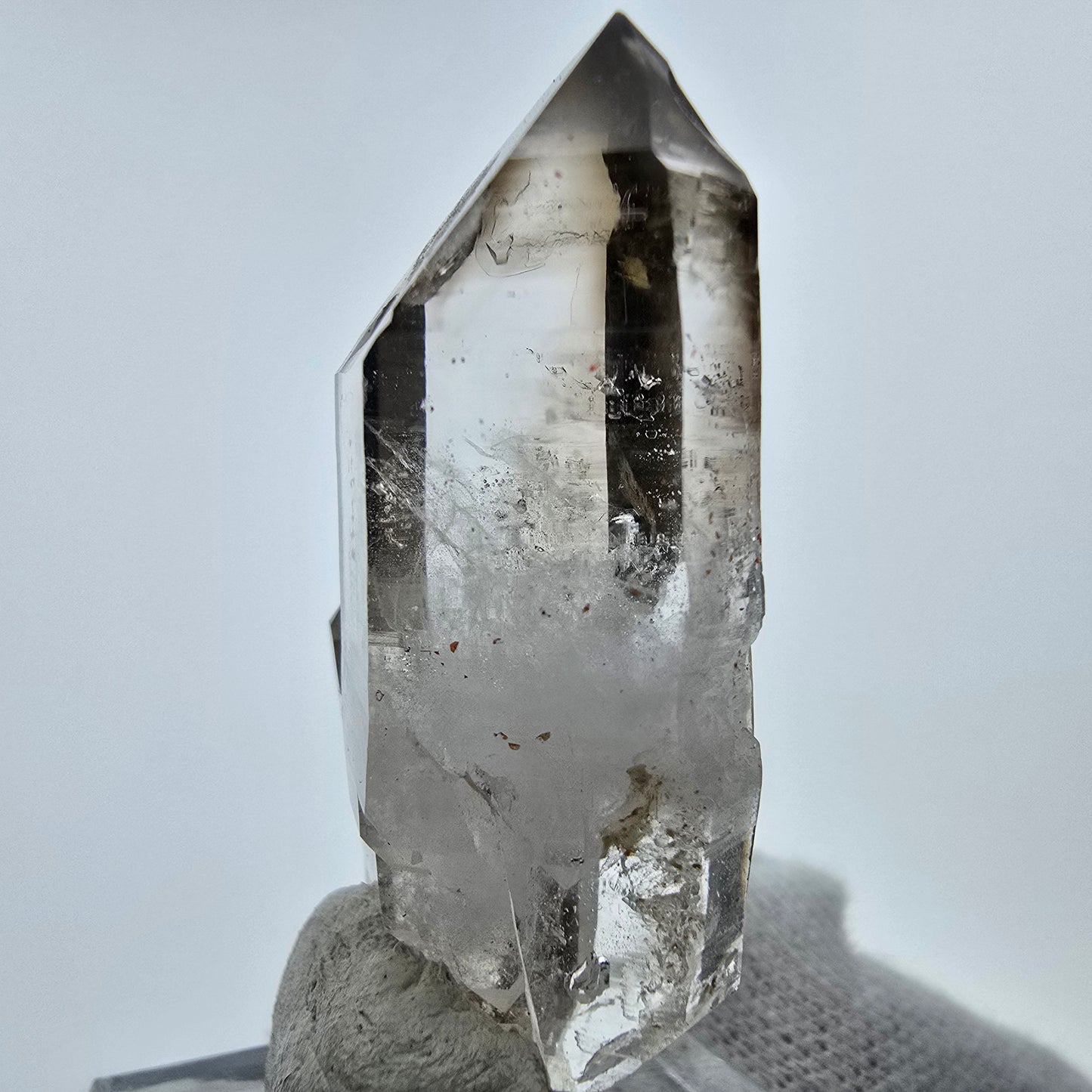 Phantom Rauchquarz DT Zepter Stufe Goboboseb, Namibia 46*22*14mm