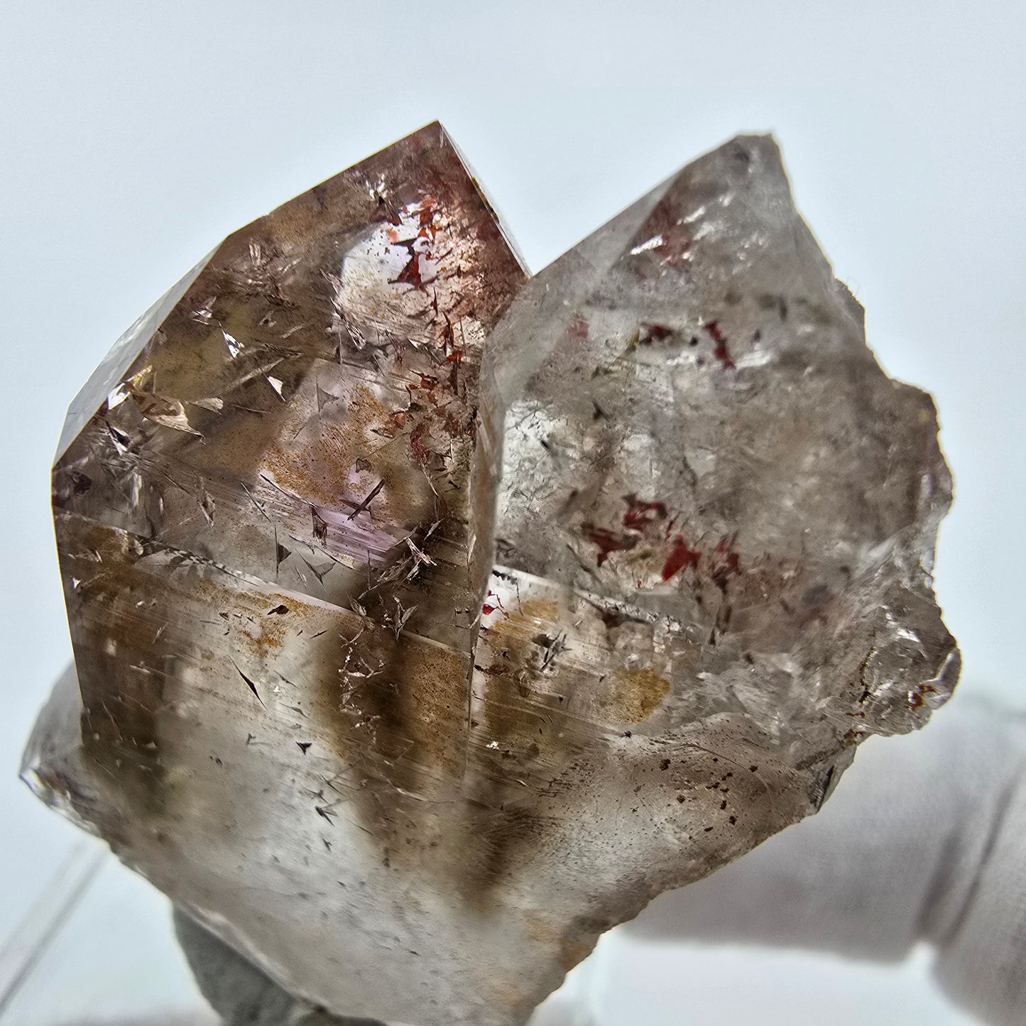 Harlekin Phantom Amethyst Zepter Stufe Goboboseb, Namibia 44*30*18mm Sammlung