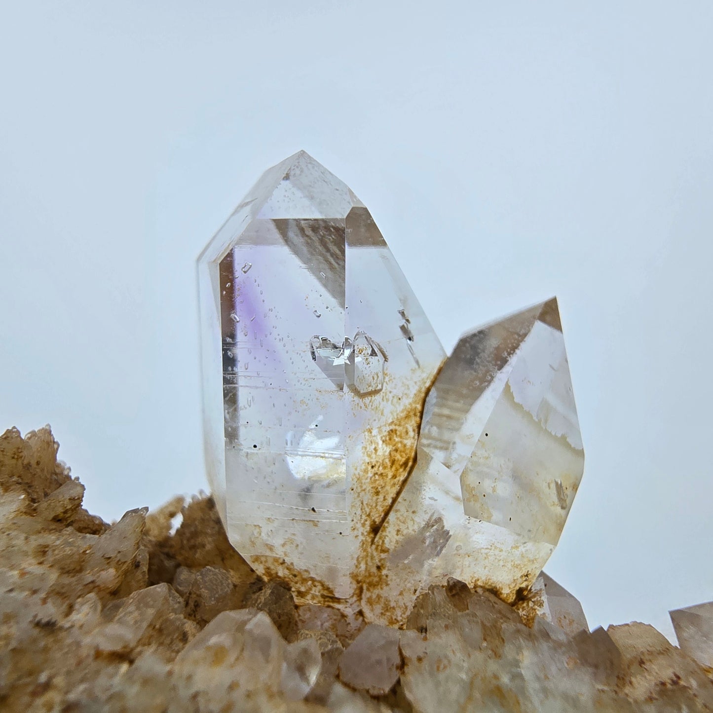 Phantom Amethyst Zepter auf Matrix Goboboseb, Namibia 59*36*20mm Sammlung