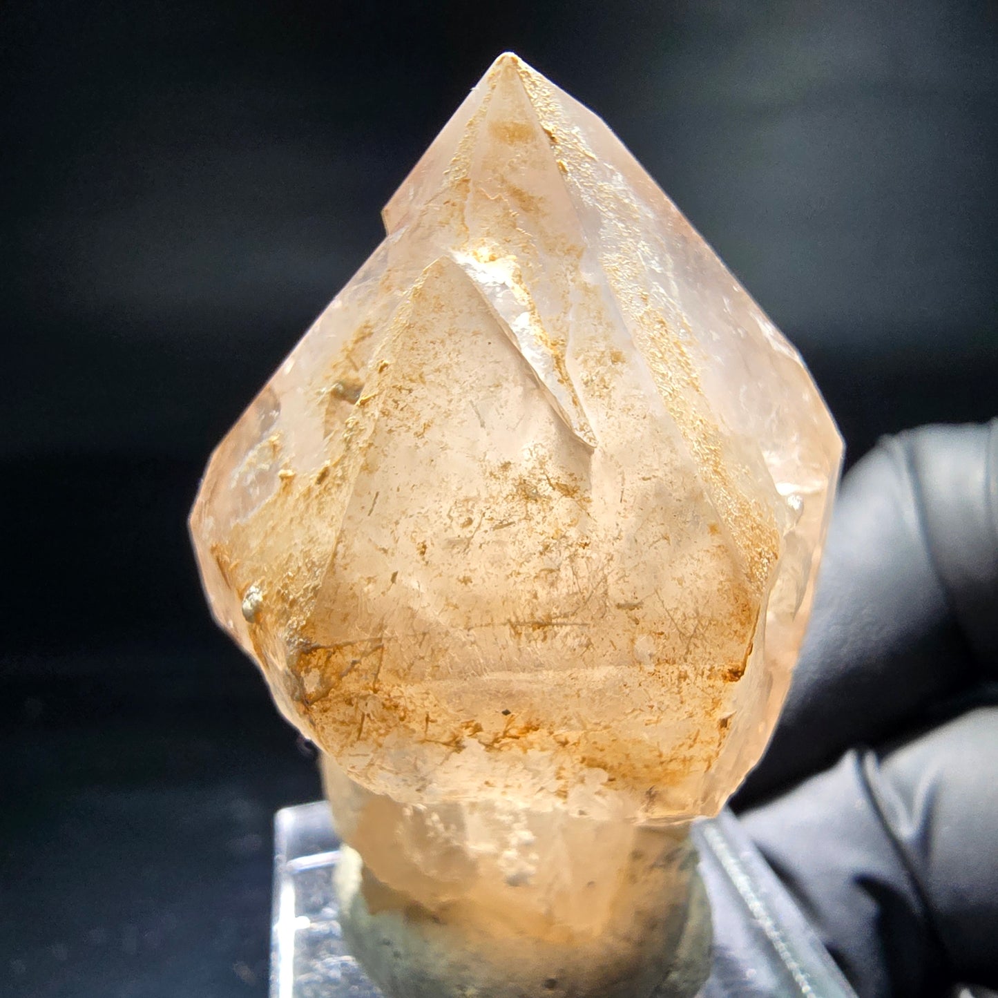 Schöne Phantom Rauchquarz Zepter Spitze Erongo, Namibia 44*31*26mm Sammlung