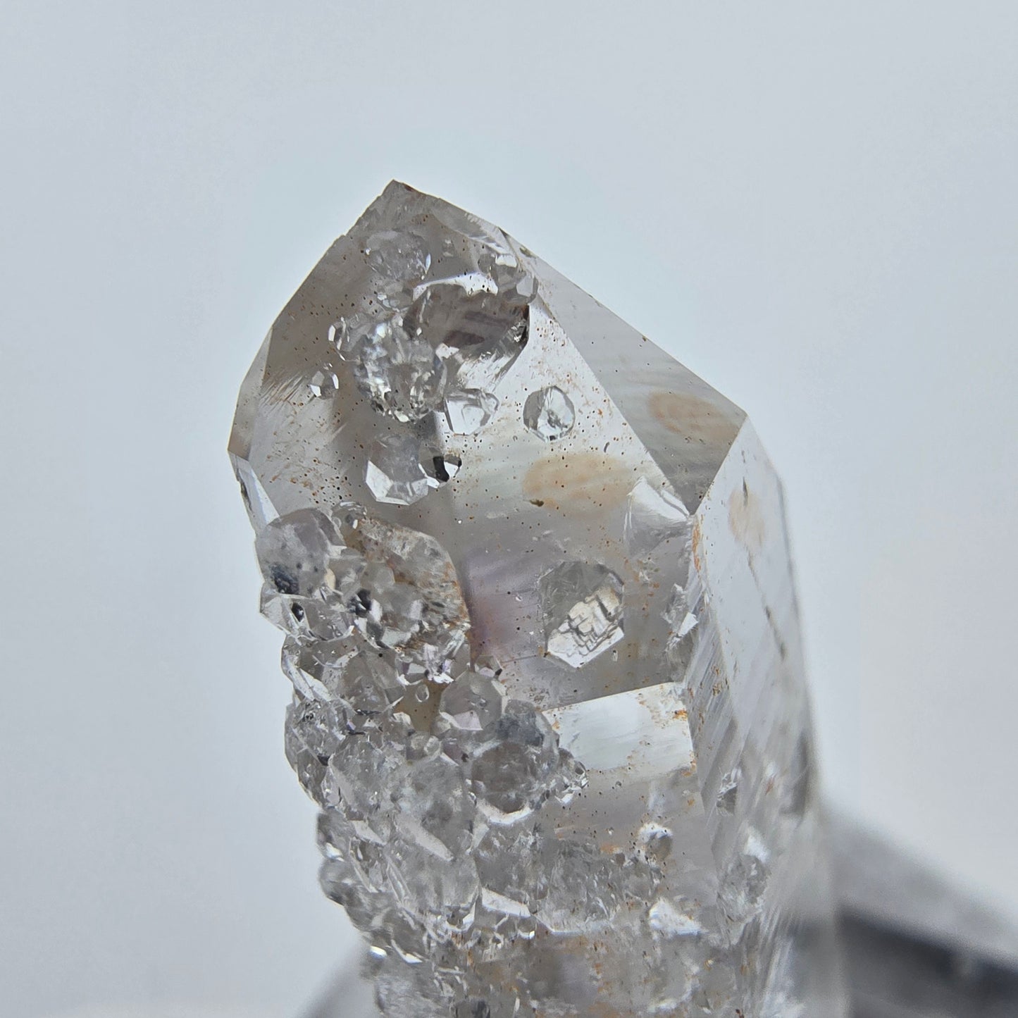 Phantom Amethyst mit Analcim Streep Mine, Goboboseb, Namibia 35*15*10mm Sammlung