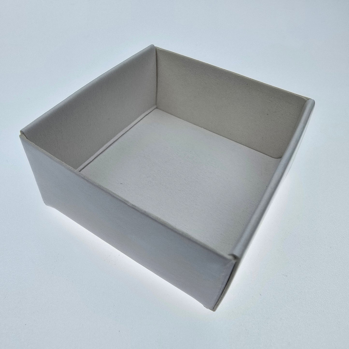 50 Stk. Faltschachteln für Mineralien, 40x40x20 mm, Karton offene Box Schachtel