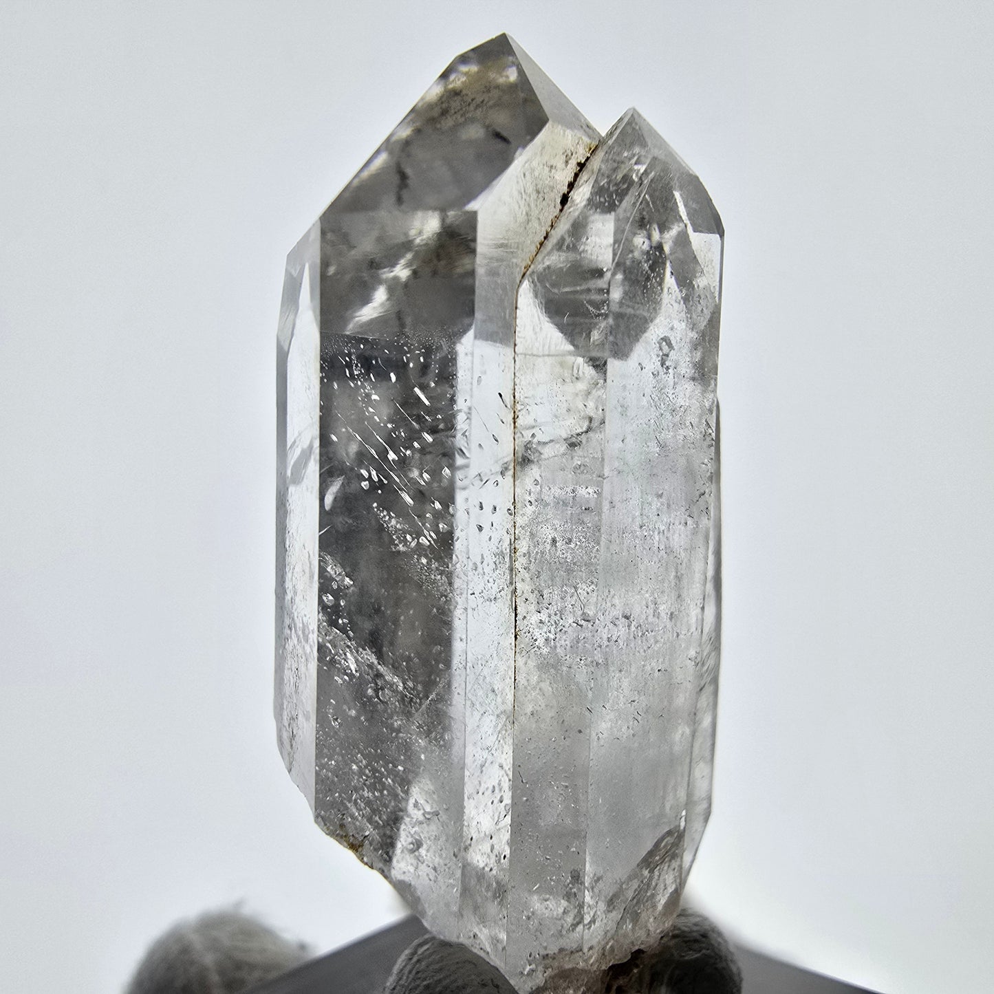 Phantom Smoky Quartz DT Scepter Valentine Pocket, Namibia 45*24*16mm