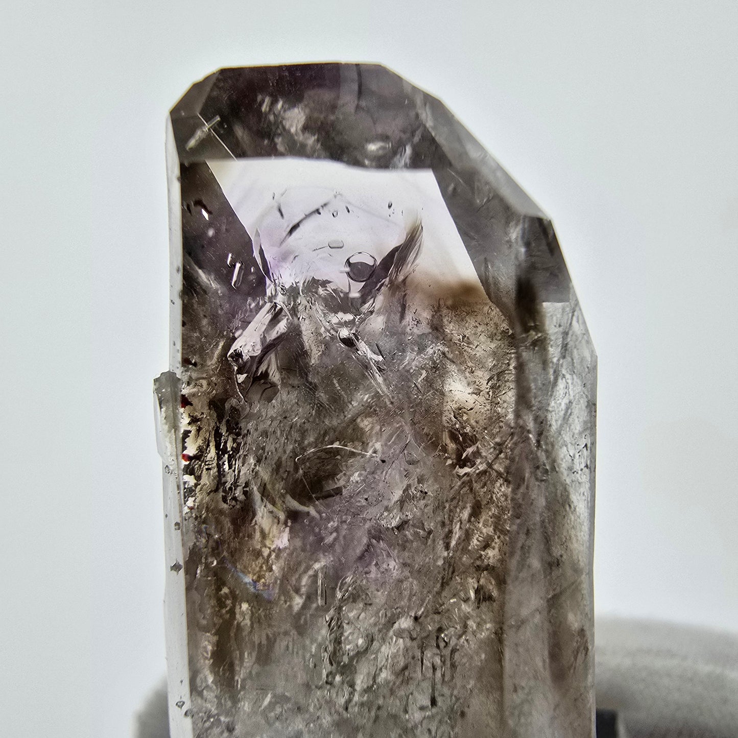 Cristal d'améthyste fantôme Enhydro 1x Bubble Goboboseb Namibie 38*20*17mm Collection