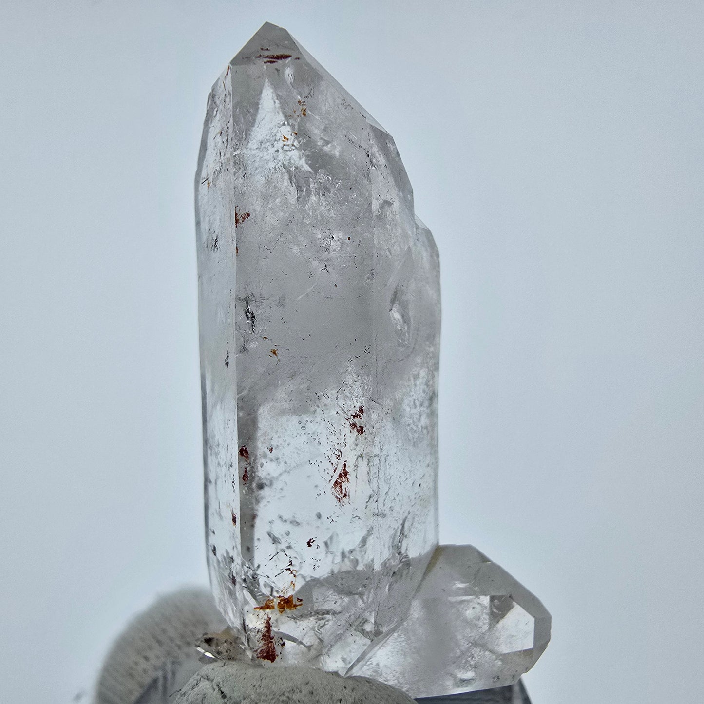 Phantom Hämatit DT Quarz Stufe Valentine Pocket Goboboseb, Namibia 45*23*13mm