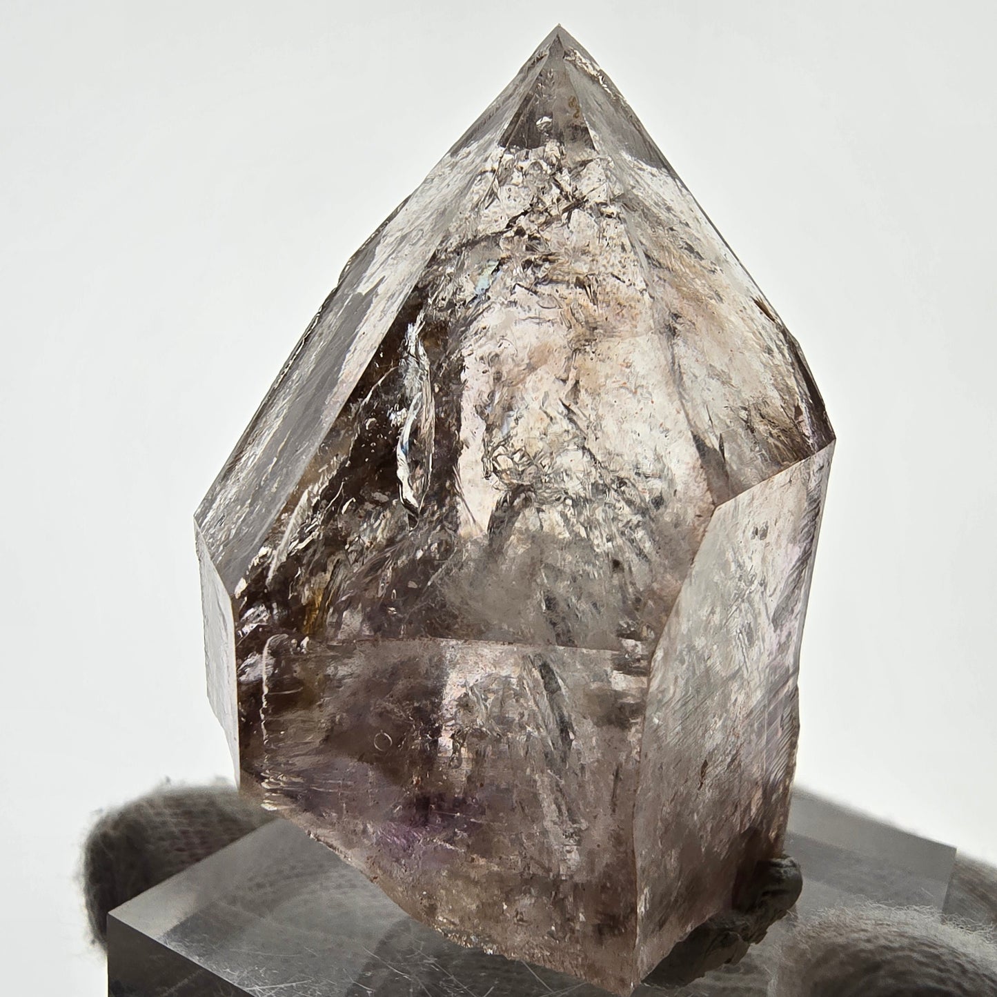 Enhydro Skeleton Amethyst Scepter, 5x Bubble (large) Valentine Pocket, Namibia 61*43*29mm