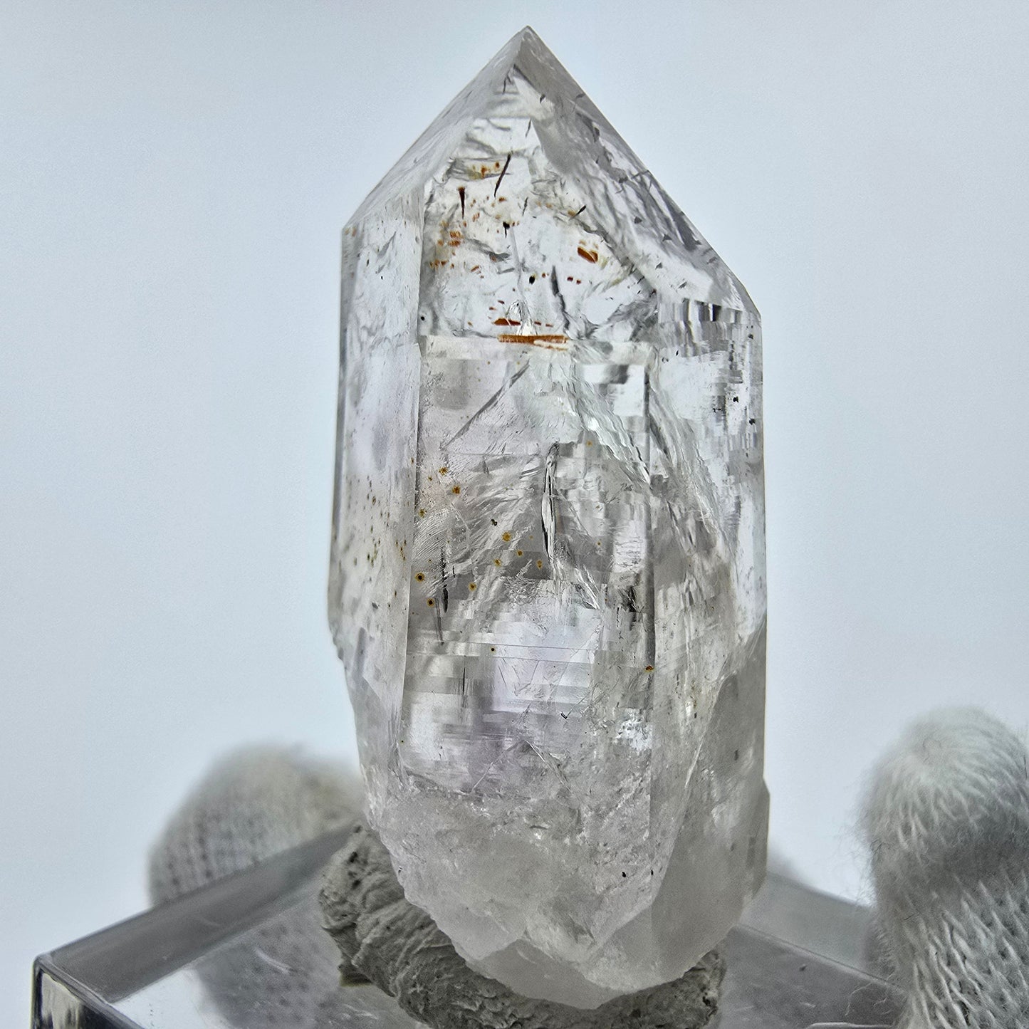 Harlekin Phantom Quarz Kristall Streep Mine, Goboboseb, Namibia 39*18*16mm