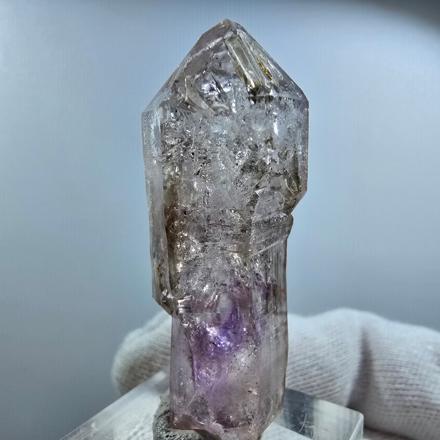 Phantom Amethyst Skeleton Scepter Valentine Pocket Goboboseb Namibia 48*18*15mm