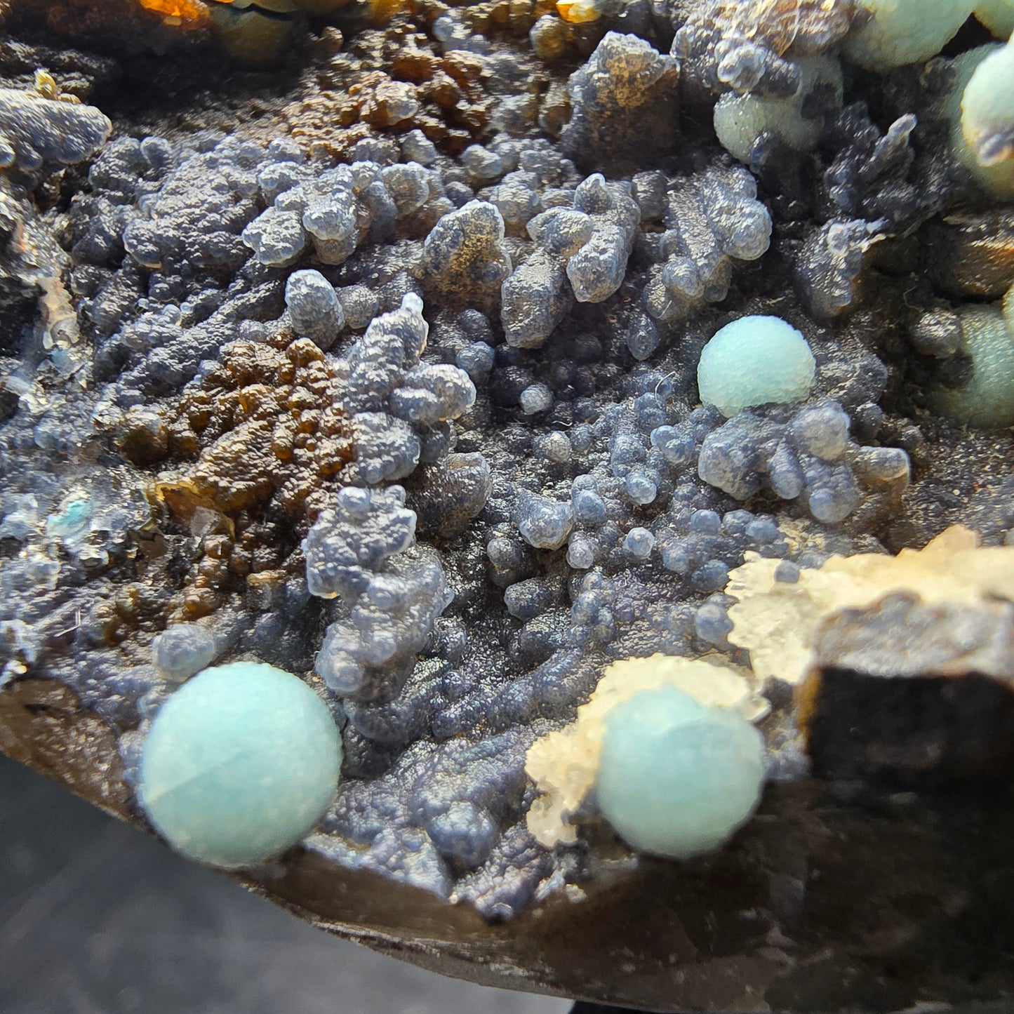 Seltene große Shattuckit Stufe blau Kaokoveld, Namibia 76*63*30mm Sammlung