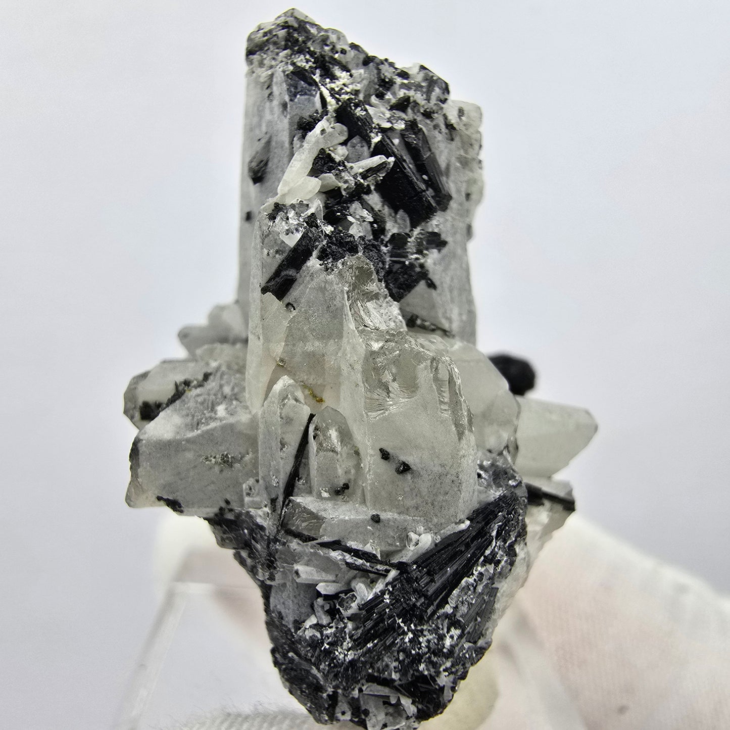 Seltene Schörl Turmalin, Rauchquarz Stufe Erongo, Namibia 44*30*27mm Sammlung