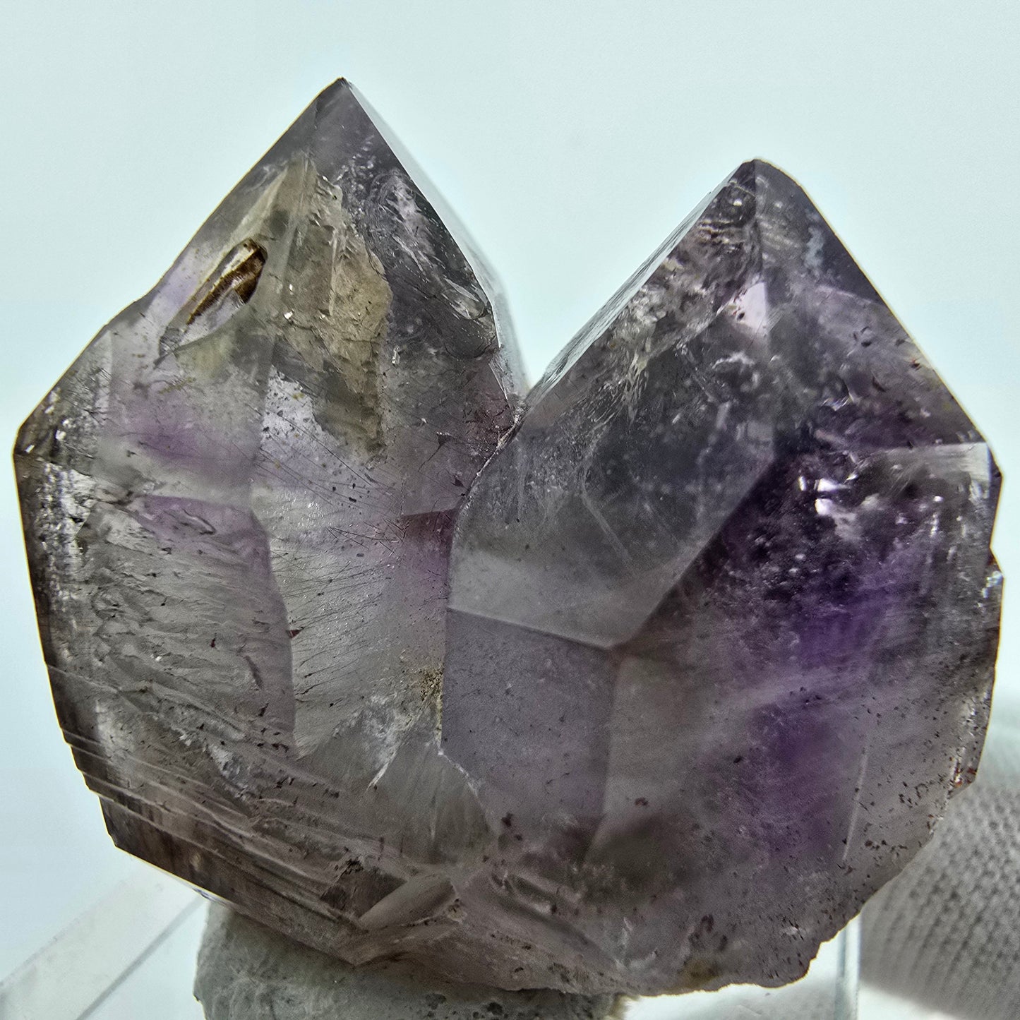 Phantom Amethyst, Fenster Zepter Stufe Goboboseb, Namibia 31*31*22mm, Sammlung
