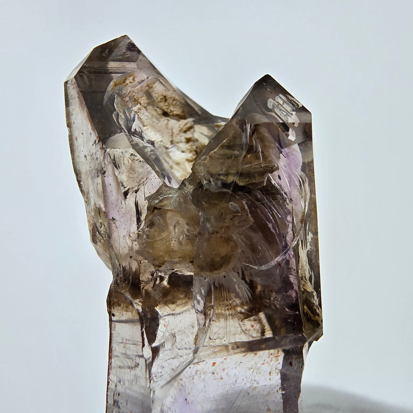 Phantom Amethyst Fenster Skelett Zepter Kristall Goboboseb, Namibia 42*18*14mm