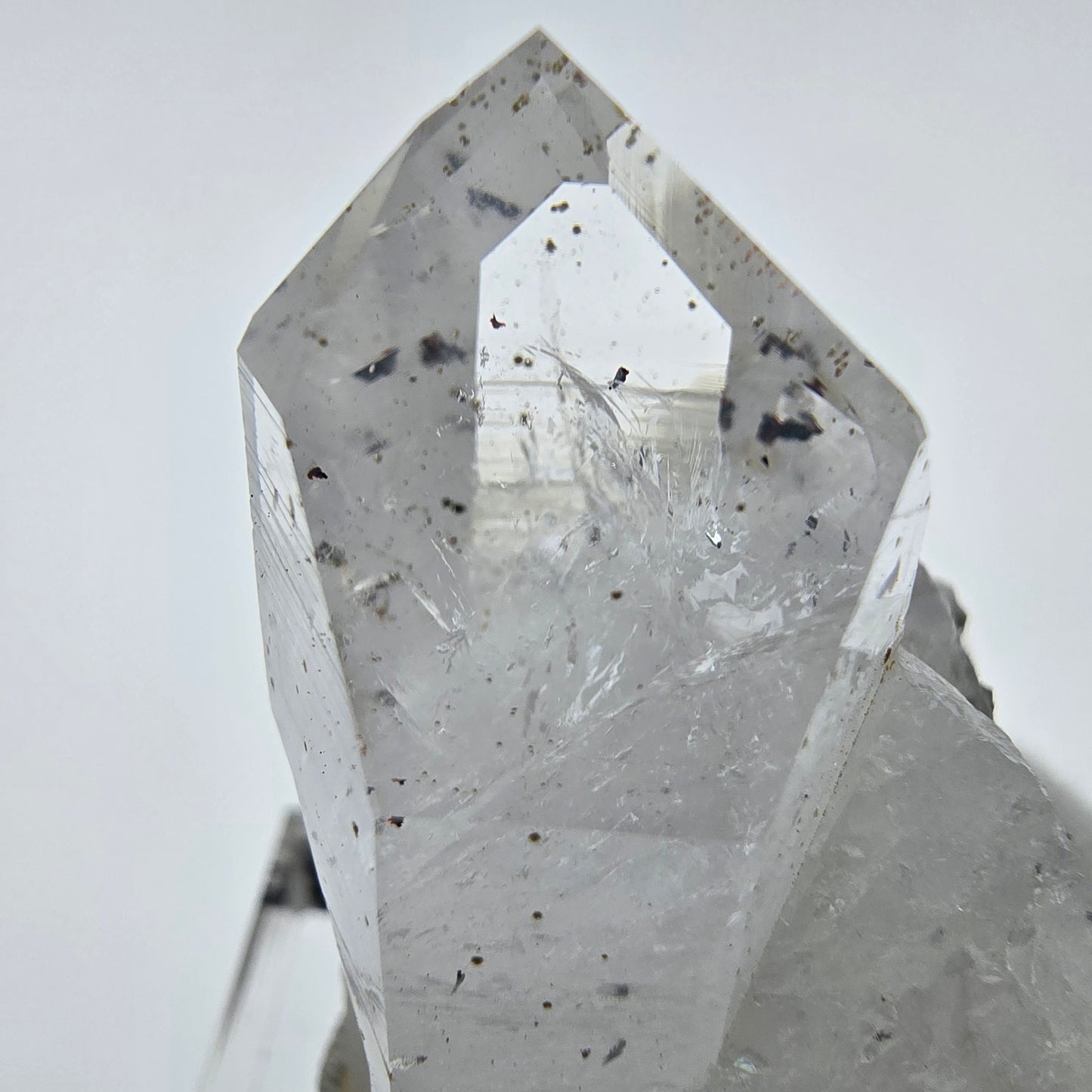 Harlekin Phantom Quarz Kristall Streep Mine, Goboboseb, Namibia 38*28*28mm