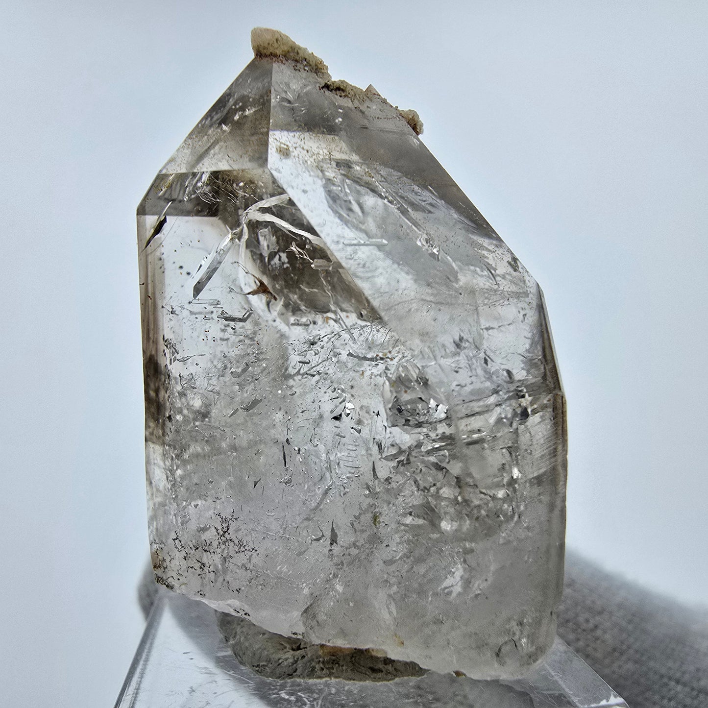 Enhydro Phantom Rauchquarz Zepter Kristall Goboboseb, Namibia 42*35*24mm