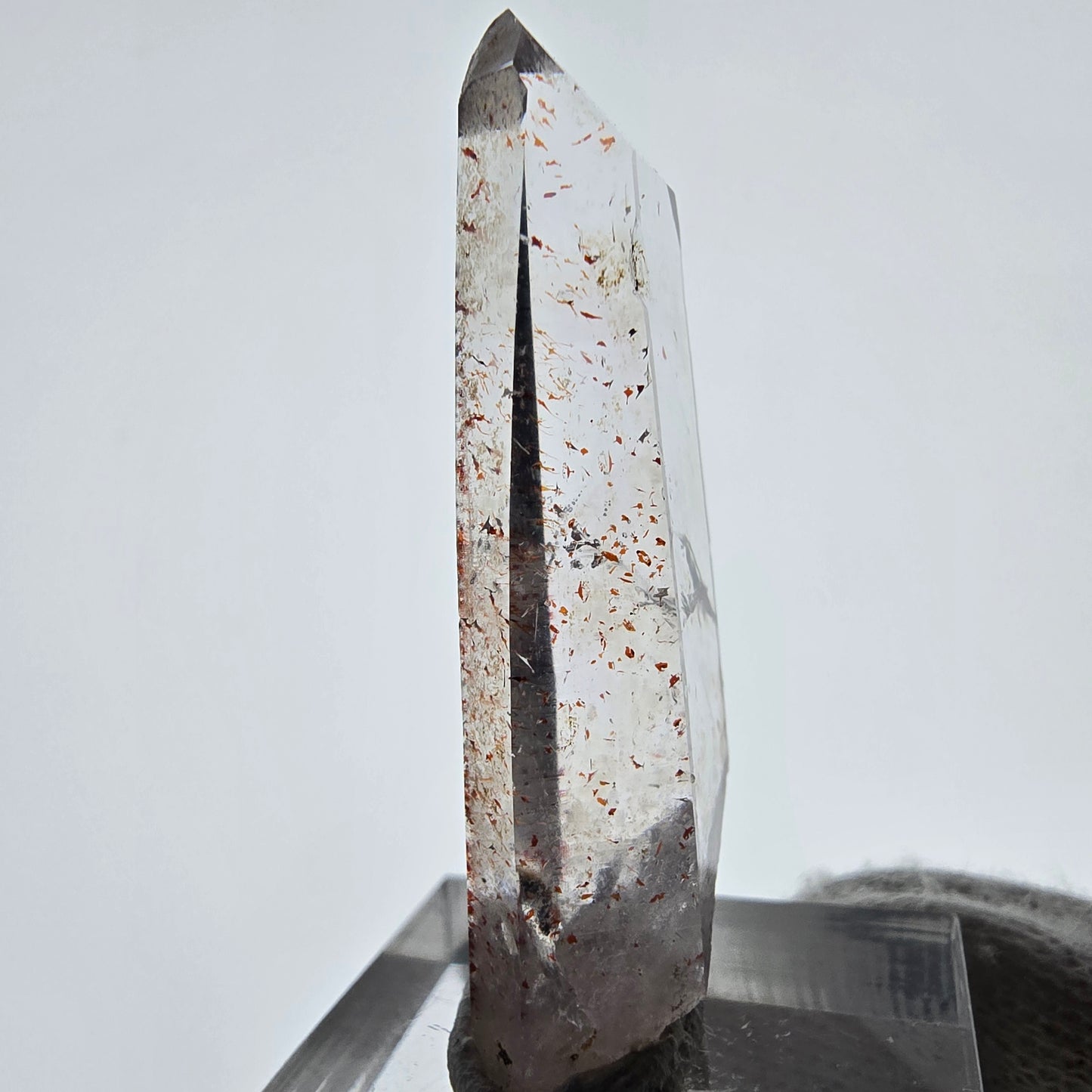 Harlequin Phantom Smoky Quartz Point Valentine Pocket, Namibia 44*15*9mm