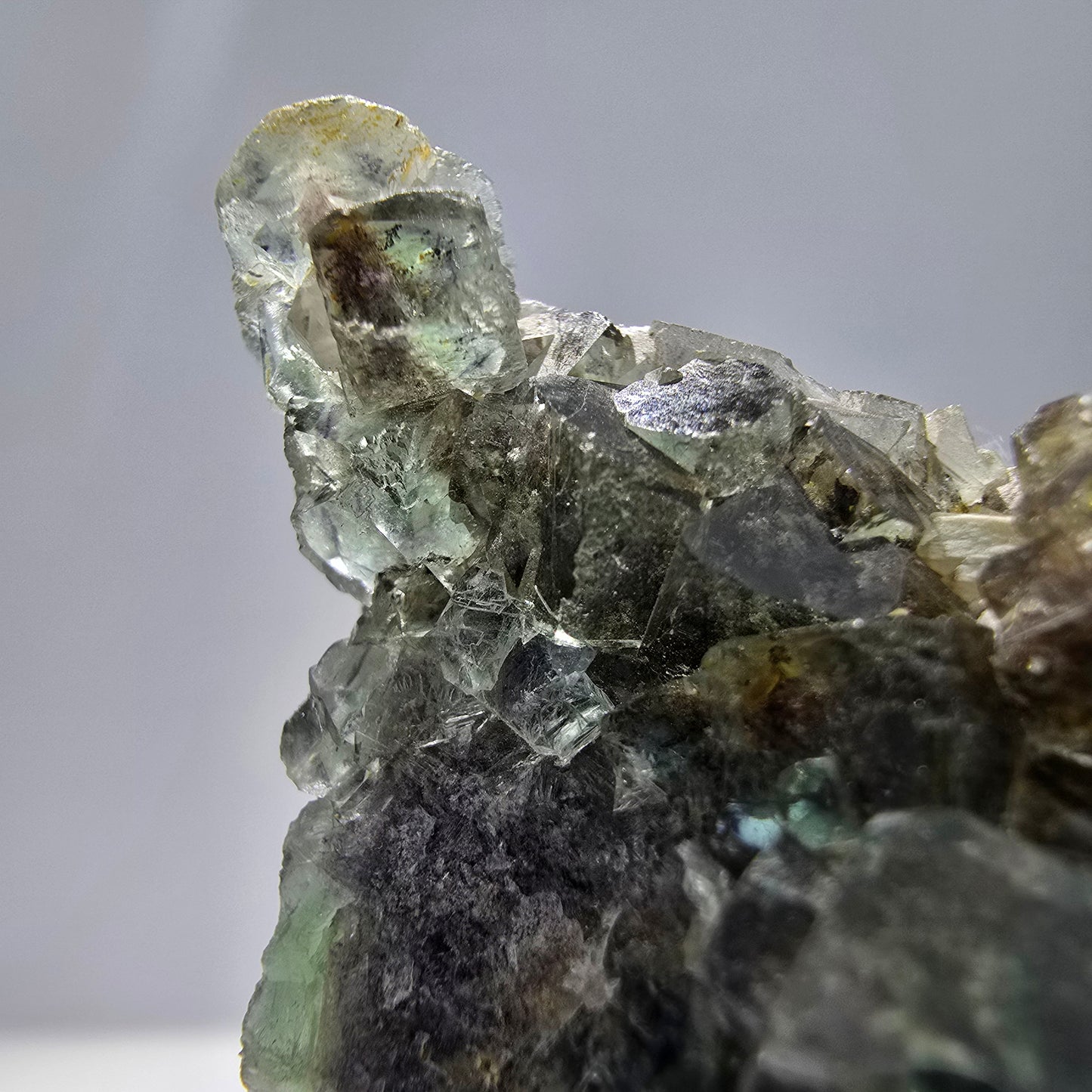 Sehr klare Fluorit Würfel Stufe grün Erongo, Namibia 52*41*25mm Sammlung