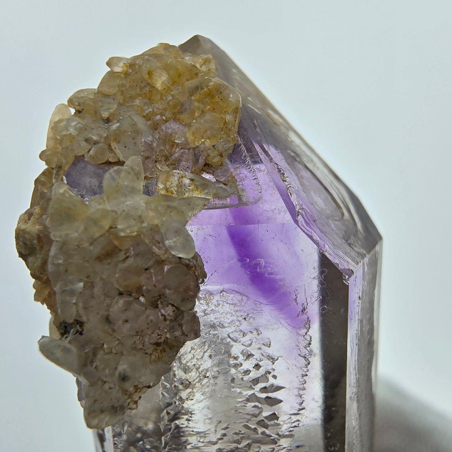 Phantom Amethyst, Fenster Zepter Quarz Goboboseb, Namibia 42*20*17mm, Sammlung