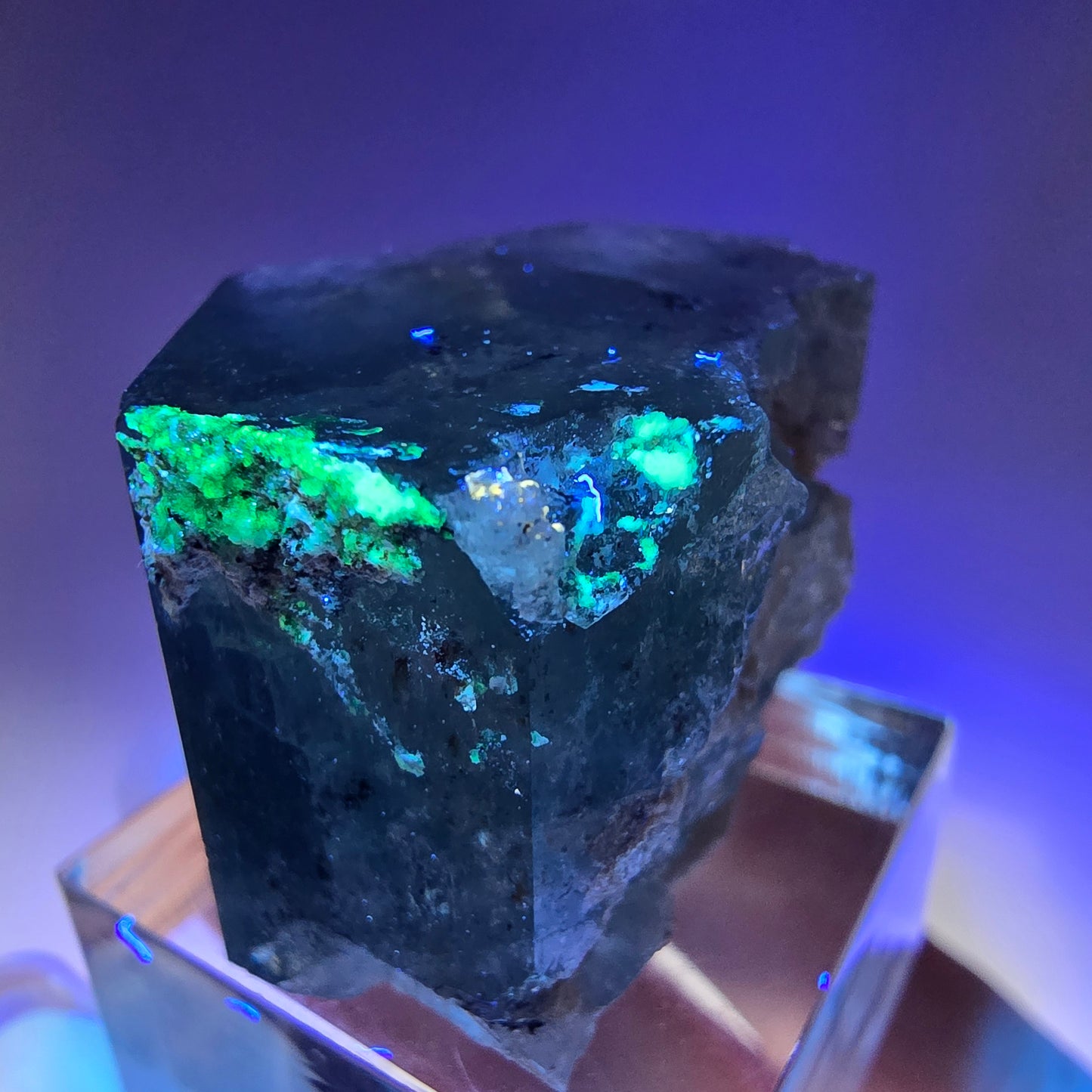 Seltener Aquamarin X mit Hyalit Erongo, Namibia 31*24*21mm