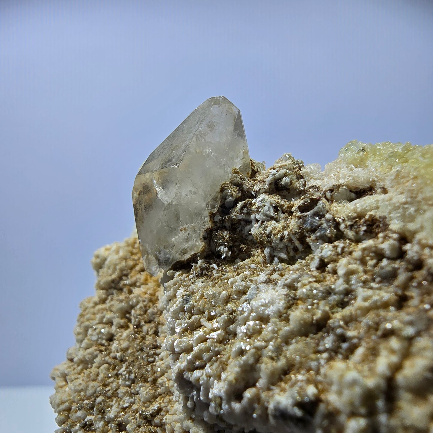 Seltene Hyalit Opal, Rauchquarz, Orthoklas Stufe Erongo, Namibia 75*60*51mm