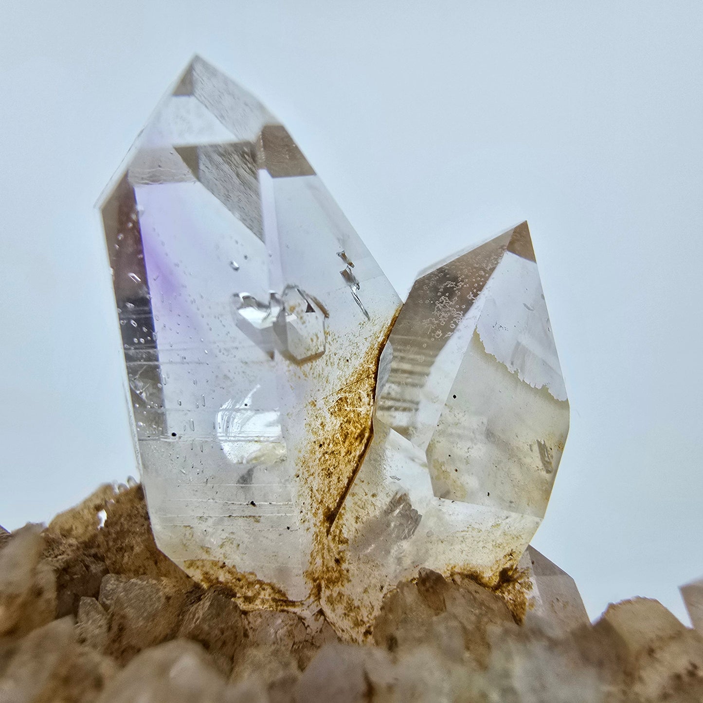 Phantom Amethyst Zepter auf Matrix Goboboseb, Namibia 59*36*20mm Sammlung