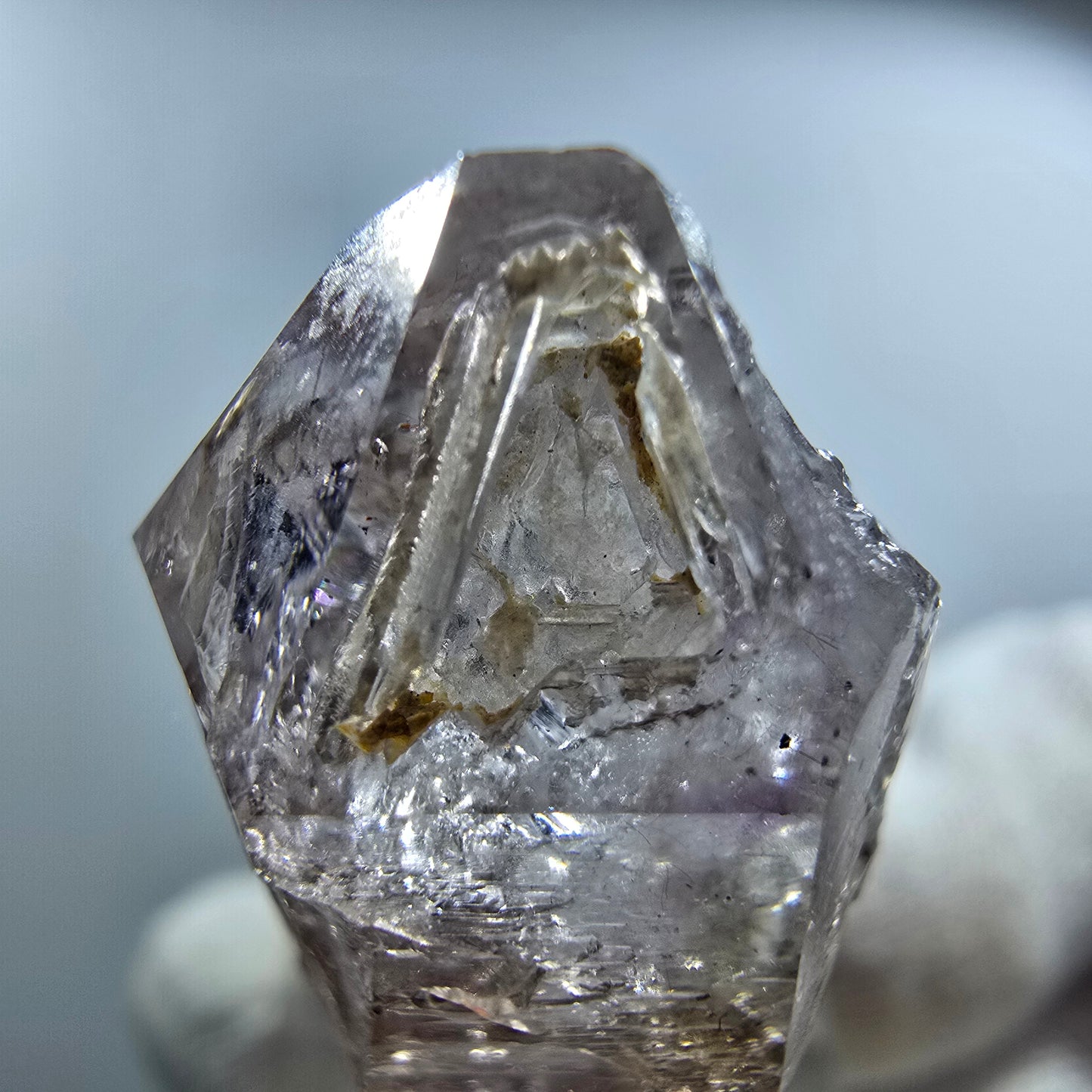 Phantom Amethyst Skeleton Scepter Valentine Pocket Goboboseb Namibia 48*18*15mm