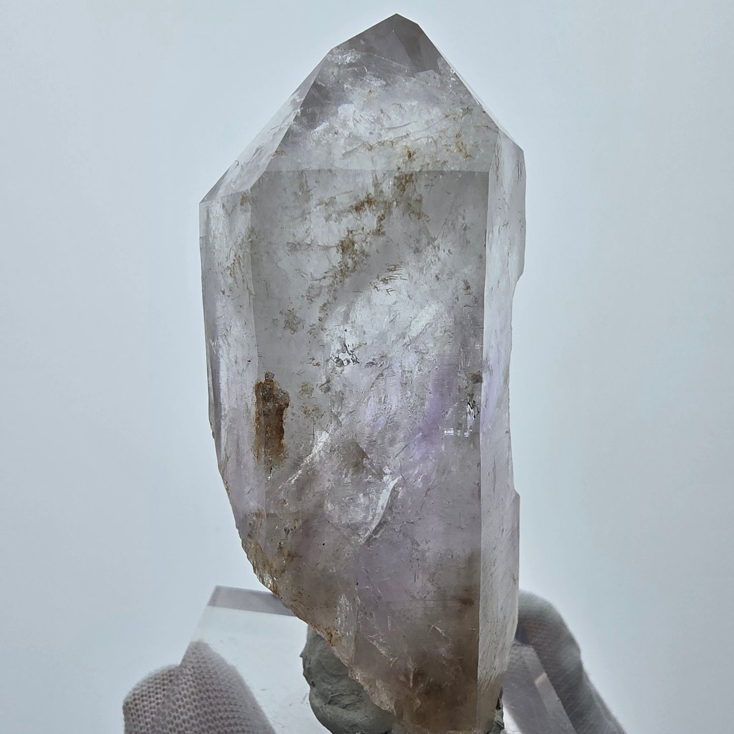Großer Phantom Amethyst Kristall Streep Mine Goboboseb Namibia 81*32*31mm