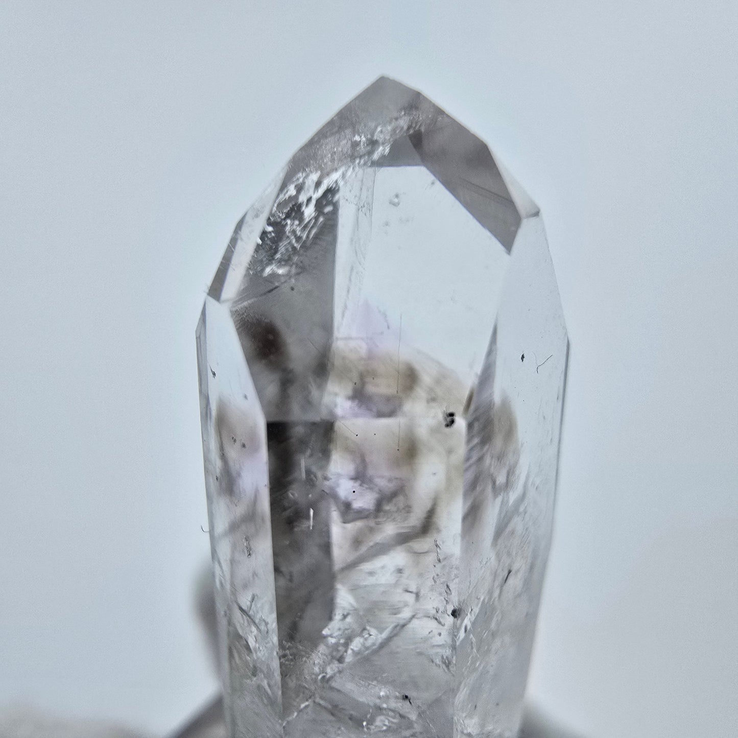 Enhydro Phantom Hämatit Amethyst Streep Mine, Goboboseb, Namibia 41*17*10mm