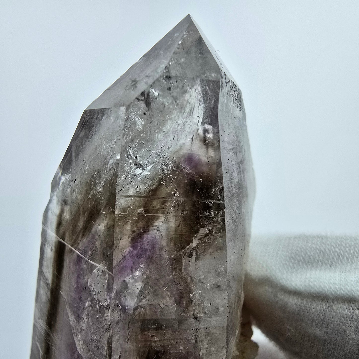 Großer Enhydro Phantom Amethyst 1 Blase Streep Mine Goboboseb Namibia 76*37*31mm